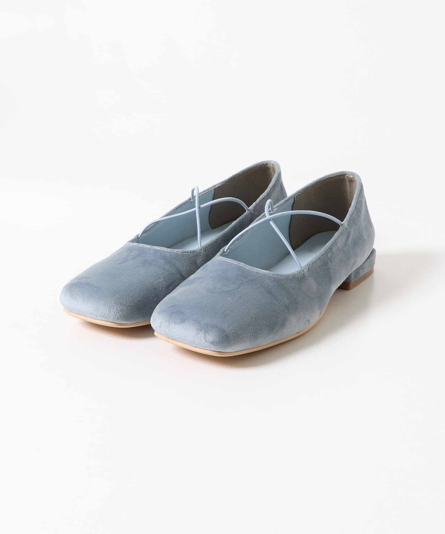 クロスナローバレエシューズ BLUE 36