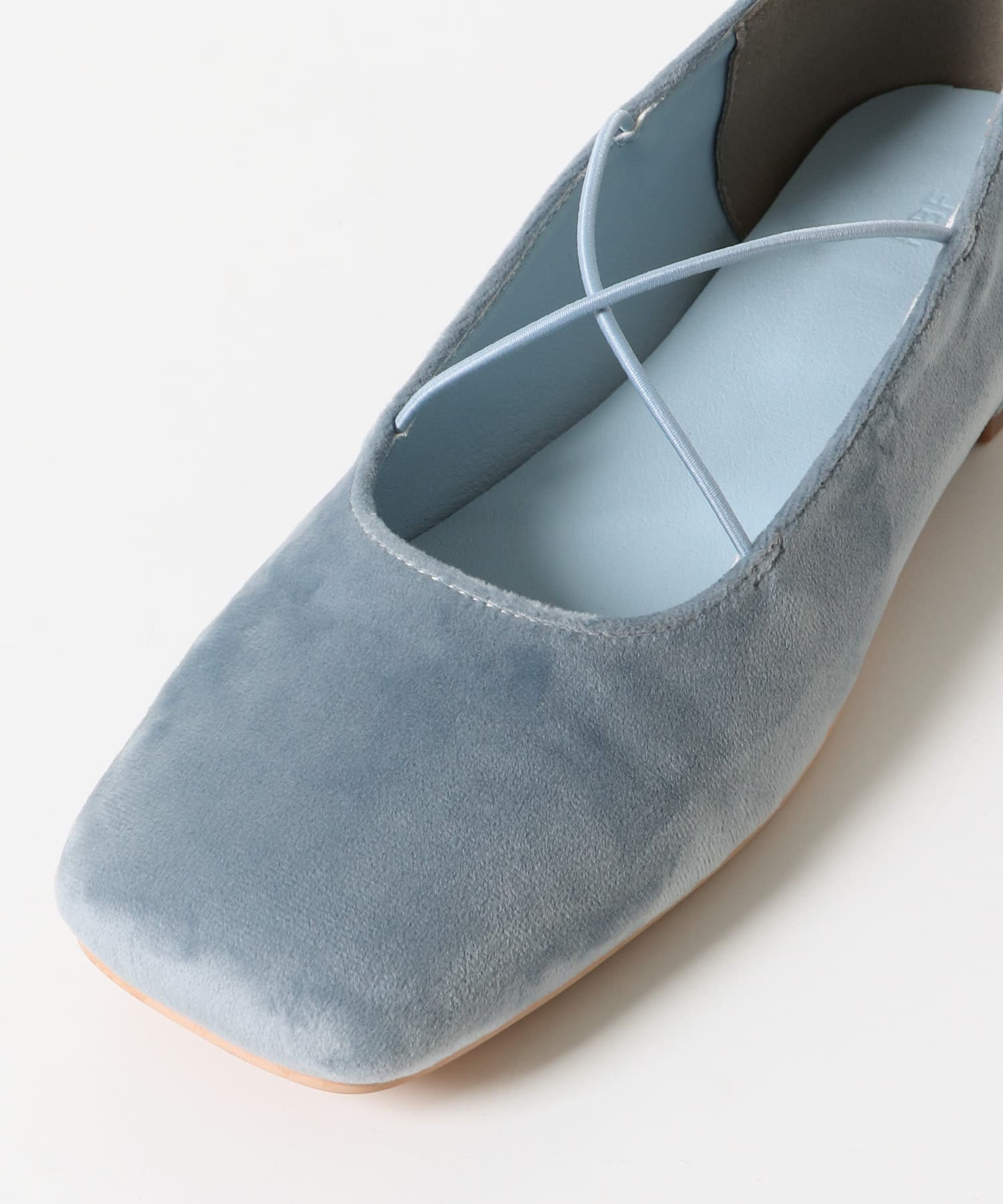 クロスナローバレエシューズ BLUE 36