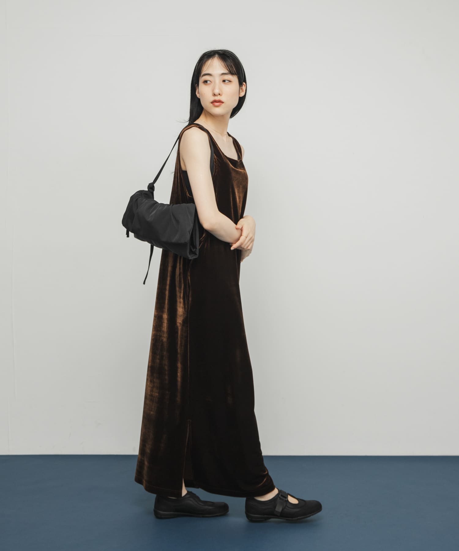 抗菌防臭メリージェーンスニーカー BLACK 36