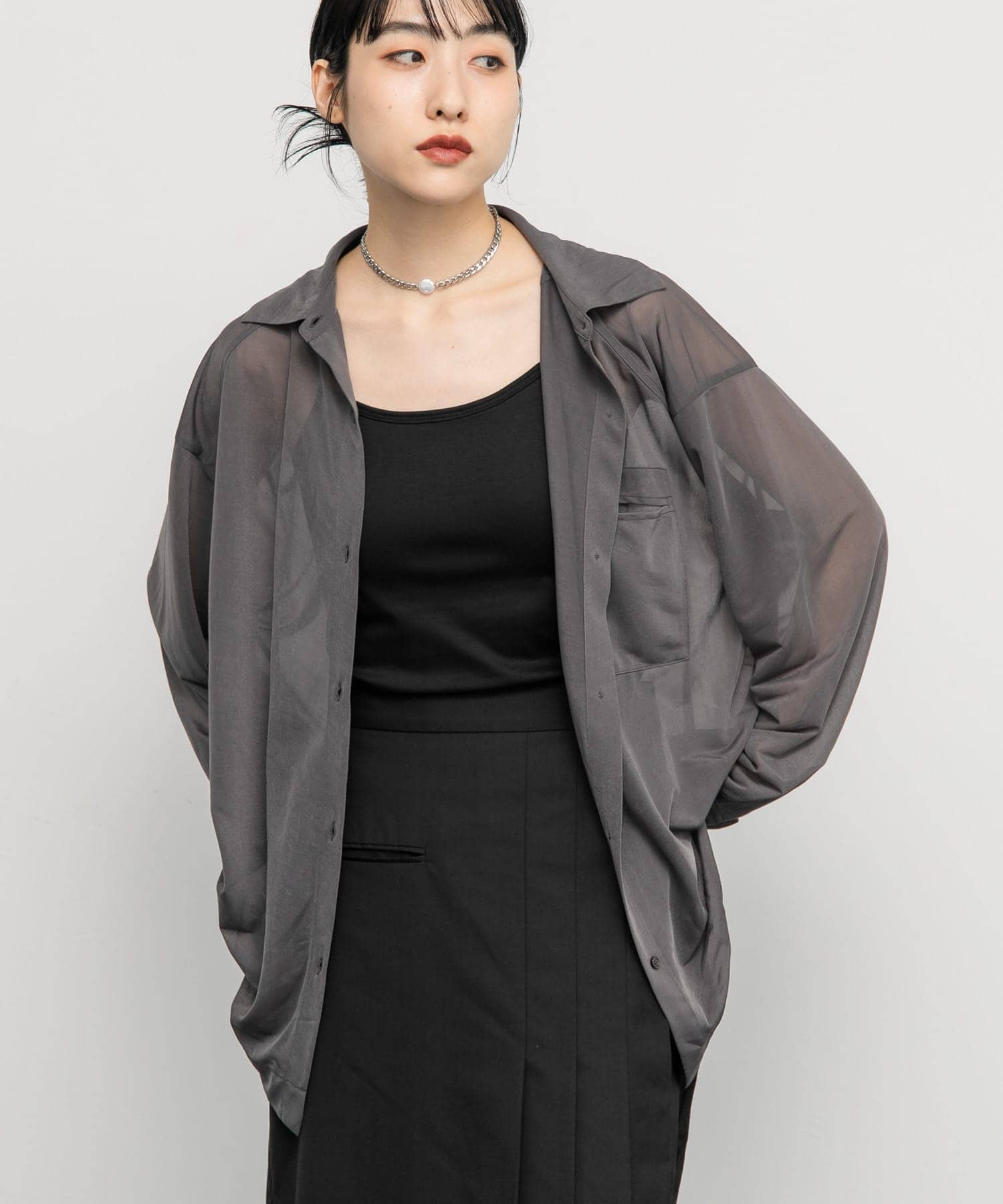 チョーカーコンビネックレス SILVER one