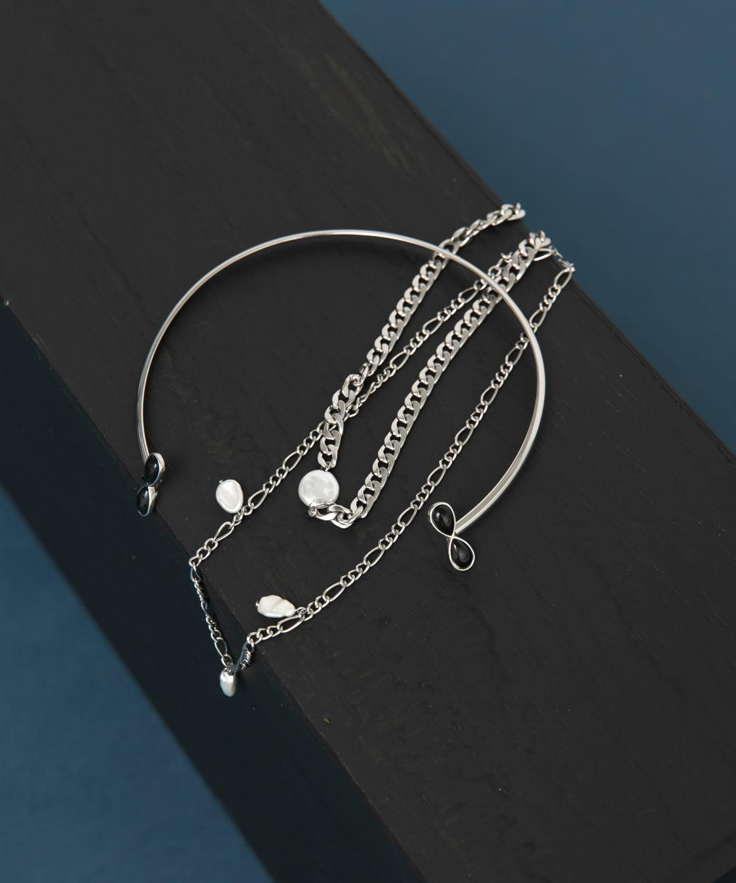 チョーカーコンビネックレス SILVER one