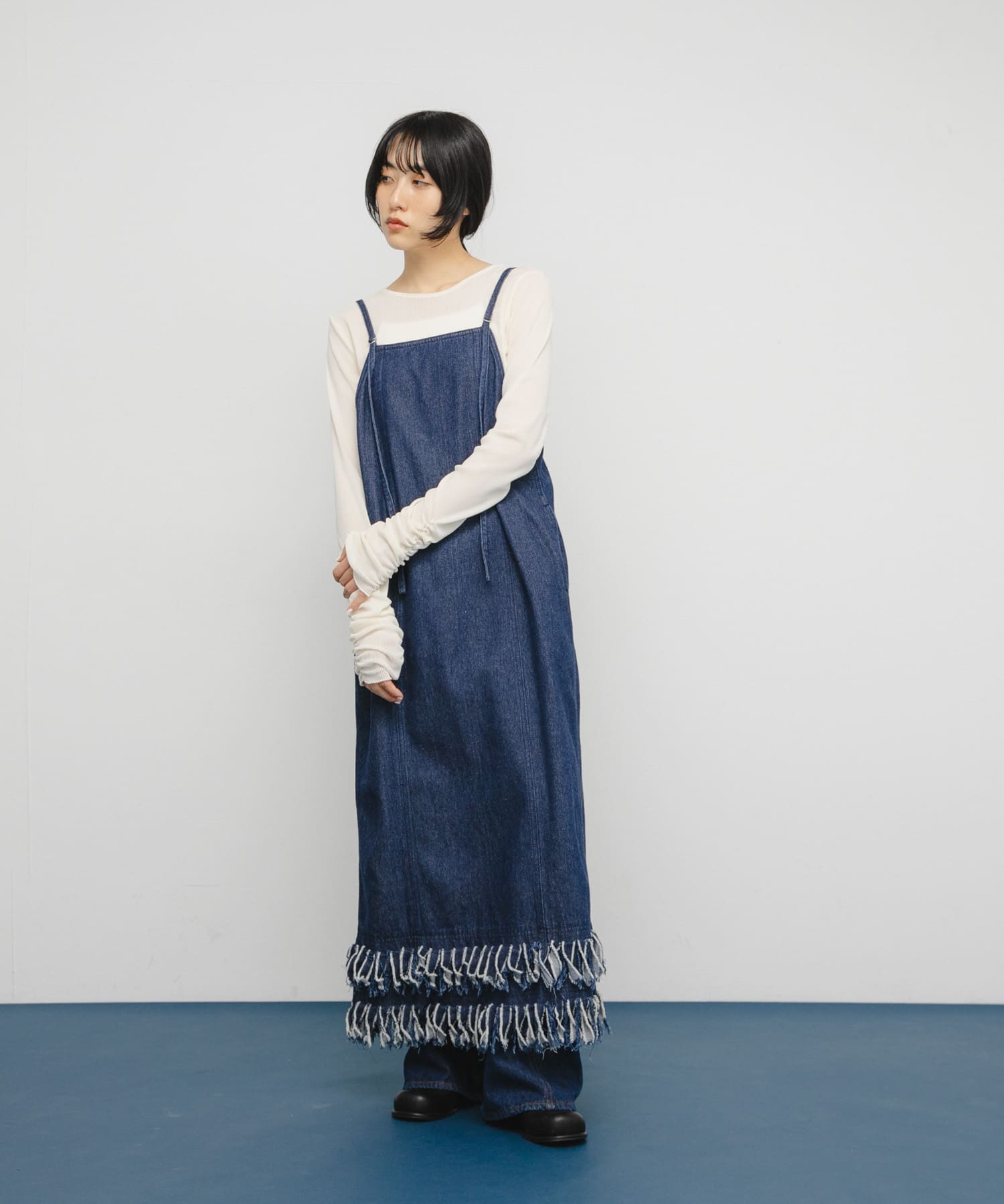 身長：160cm サイズ：one