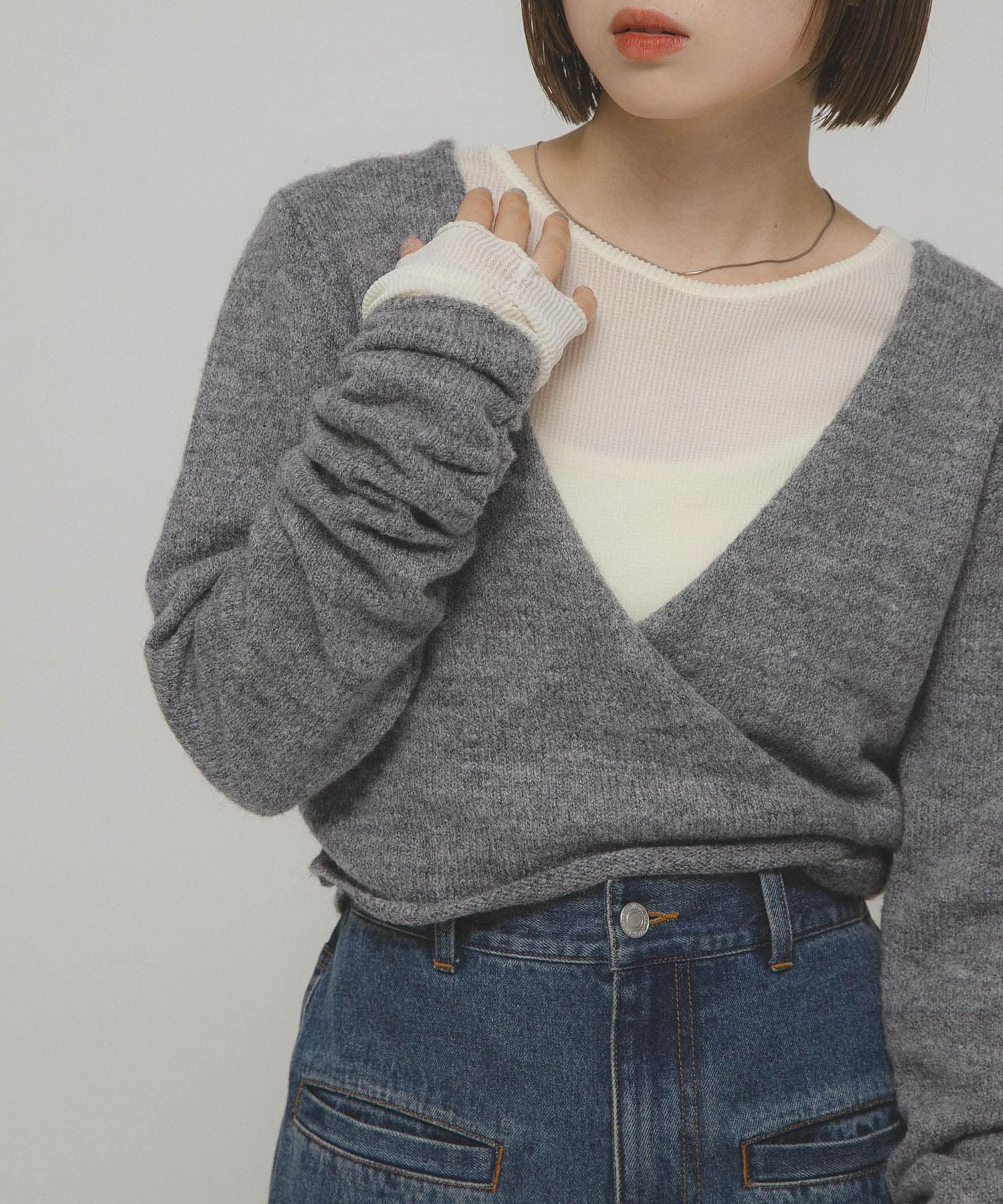 身長：153cm サイズ：one