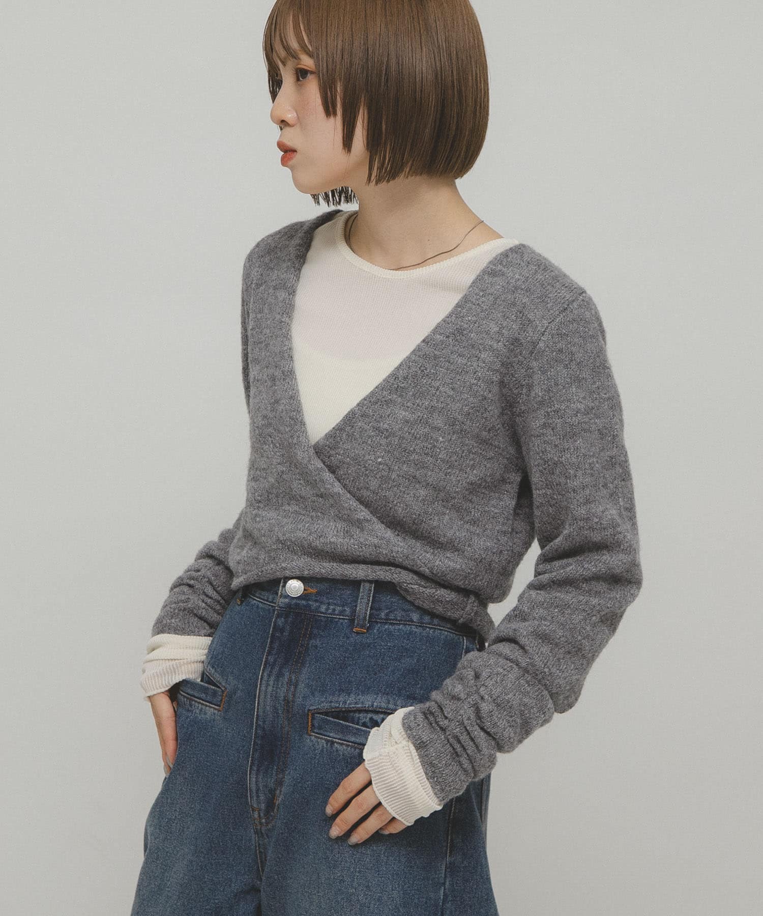 身長：153cm サイズ：one