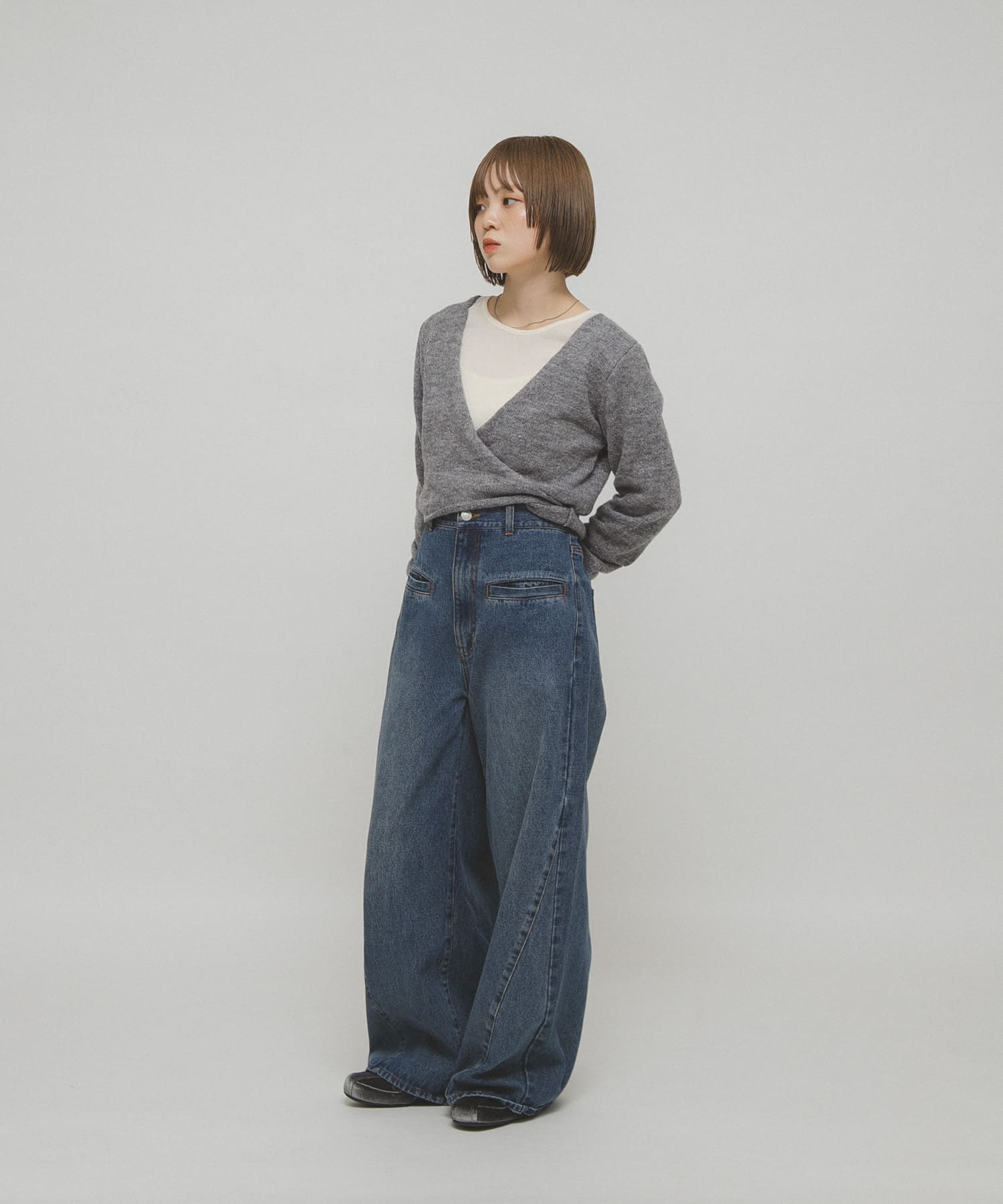 身長：153cm サイズ：one