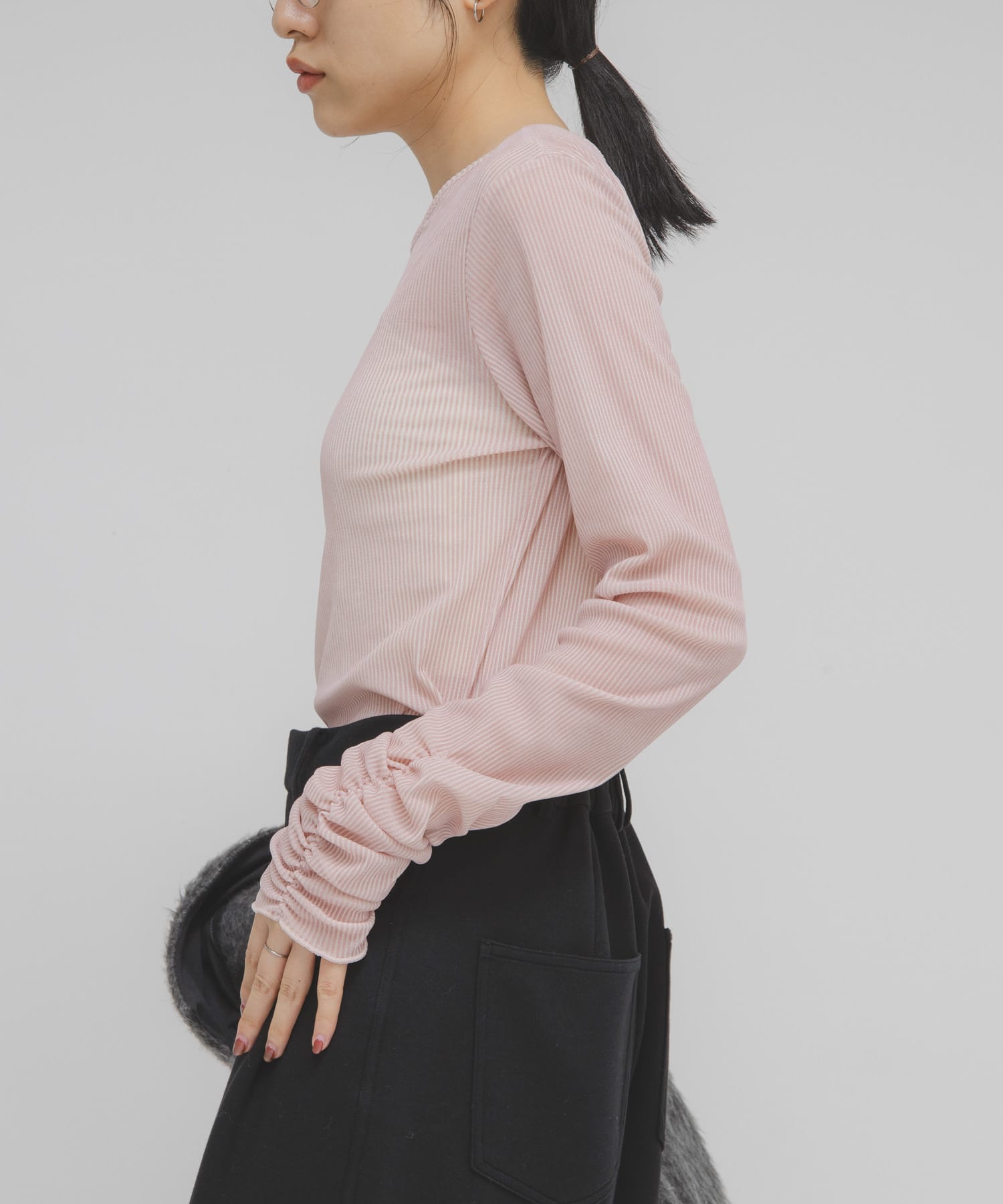 身長 : 160cm サイズ : one