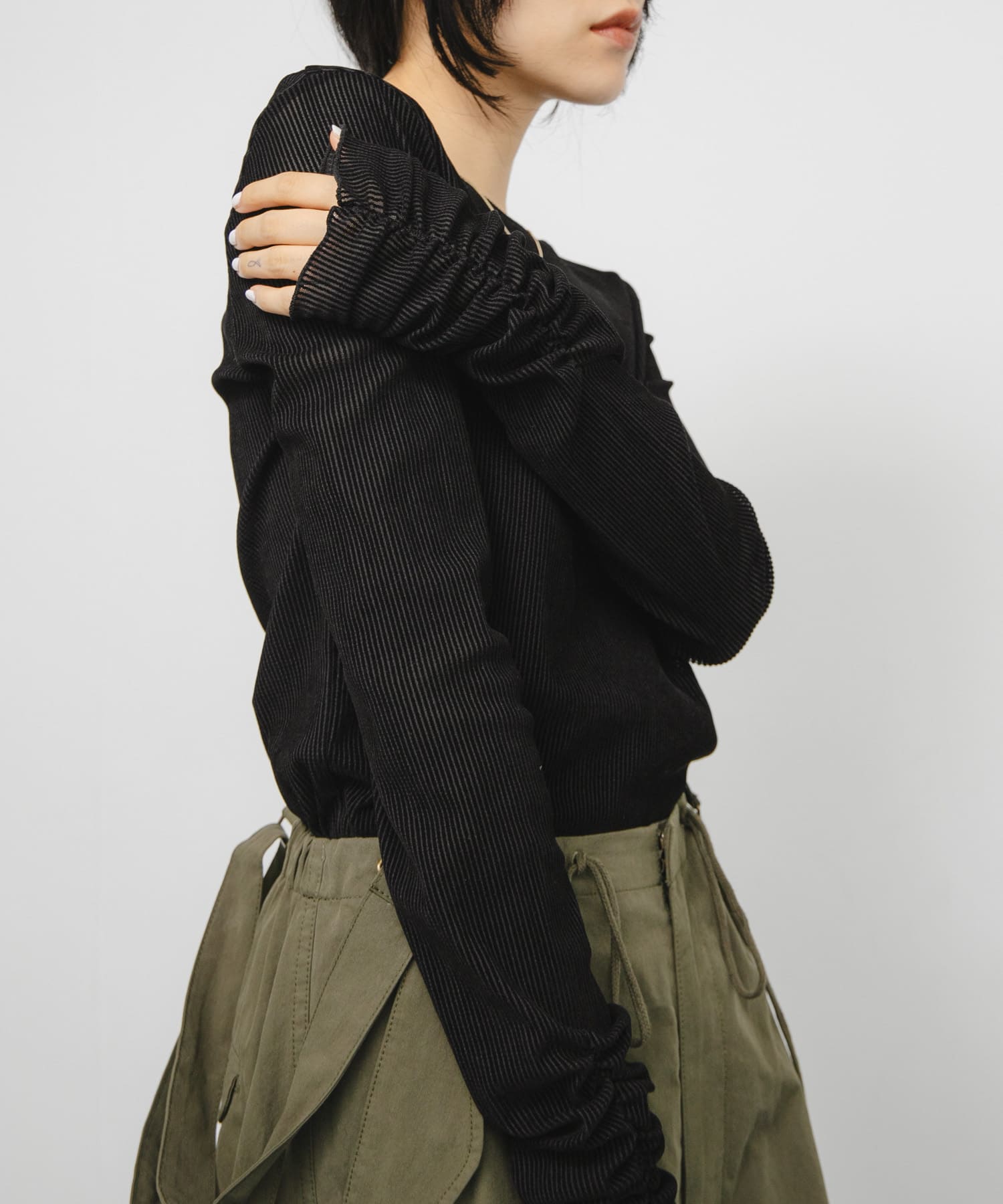 身長：160cm サイズ：one