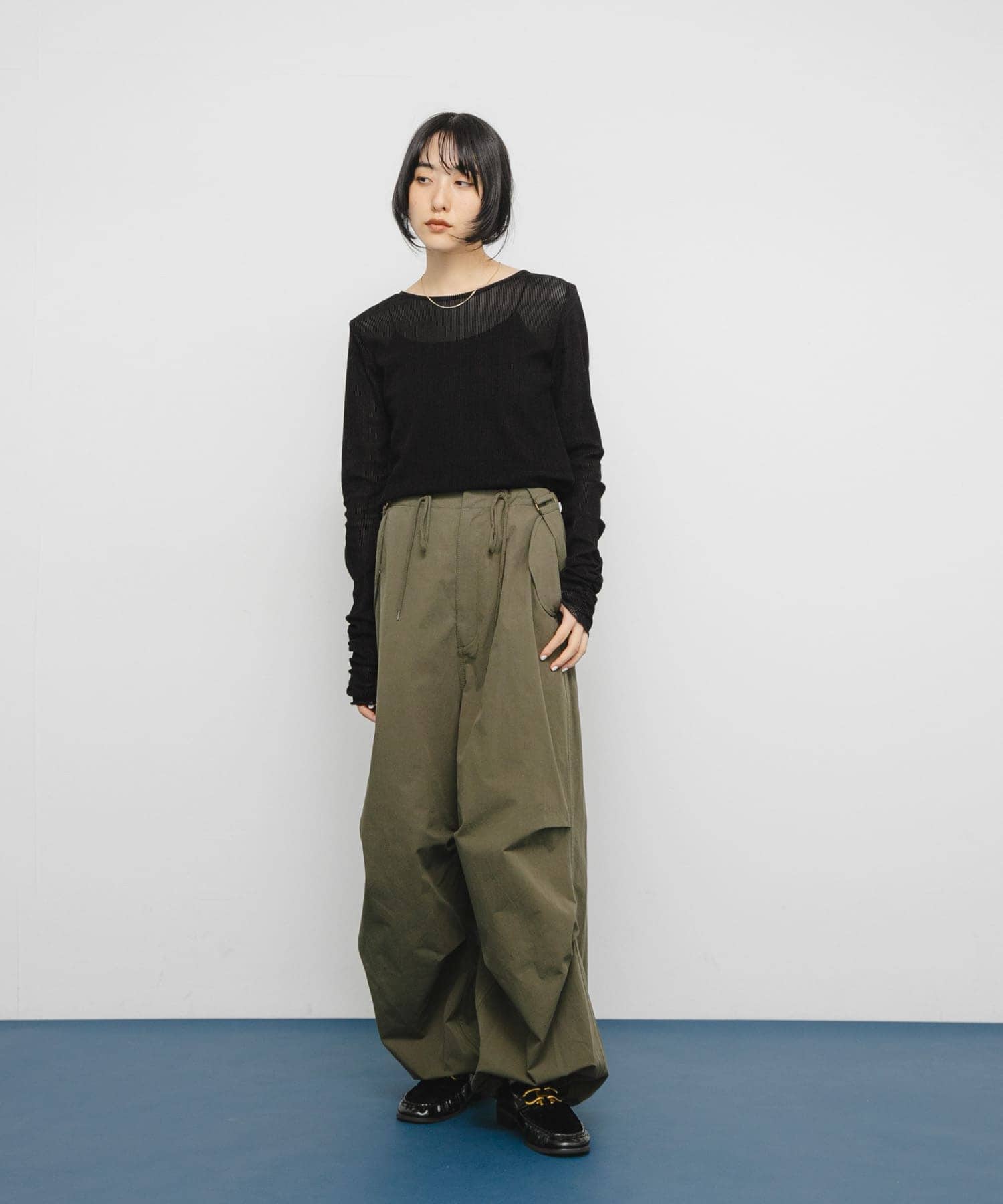 身長：160cm サイズ：one