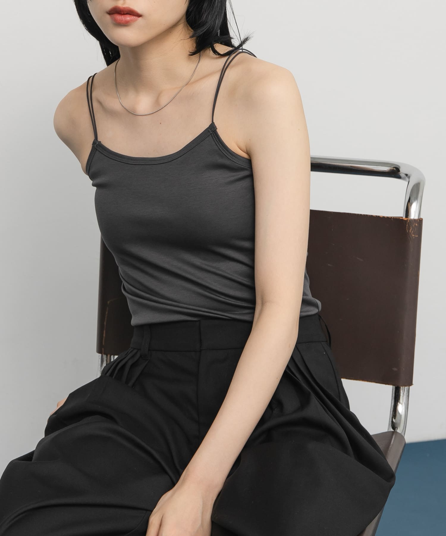 スパゲティダブルストラップキャミソール