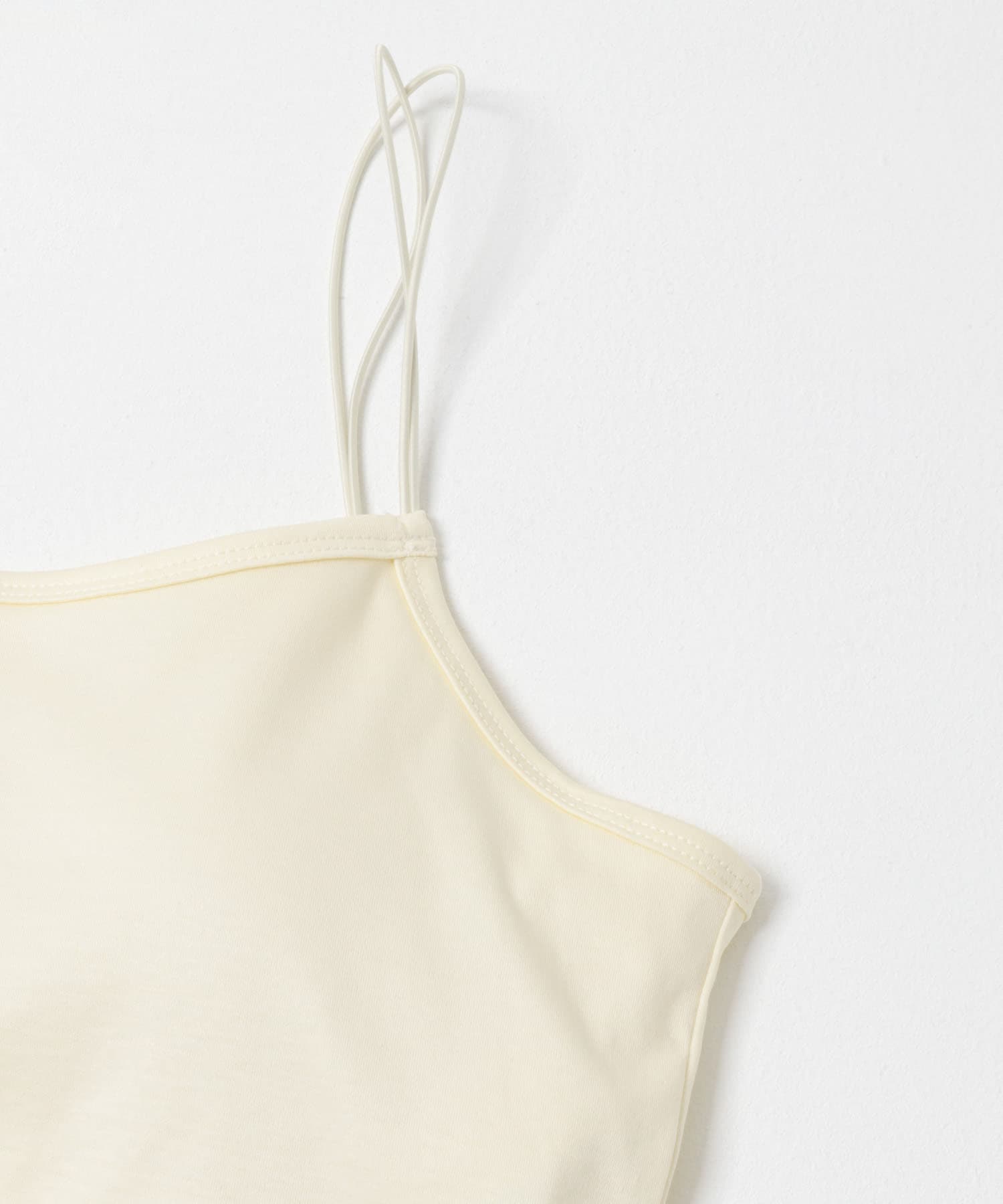 スパゲティダブルストラップキャミソール IVORY one