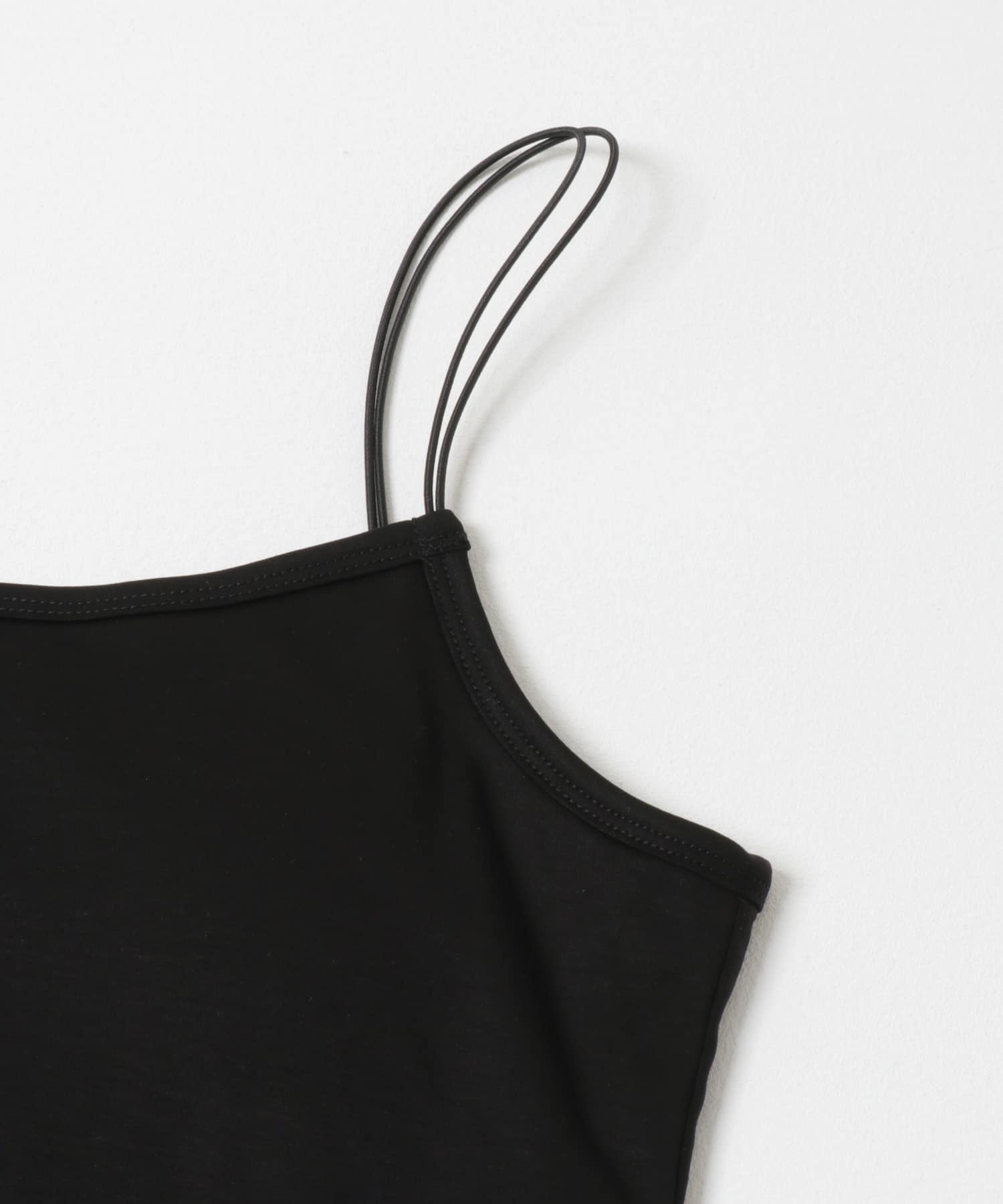 スパゲティダブルストラップキャミソール BLACK one