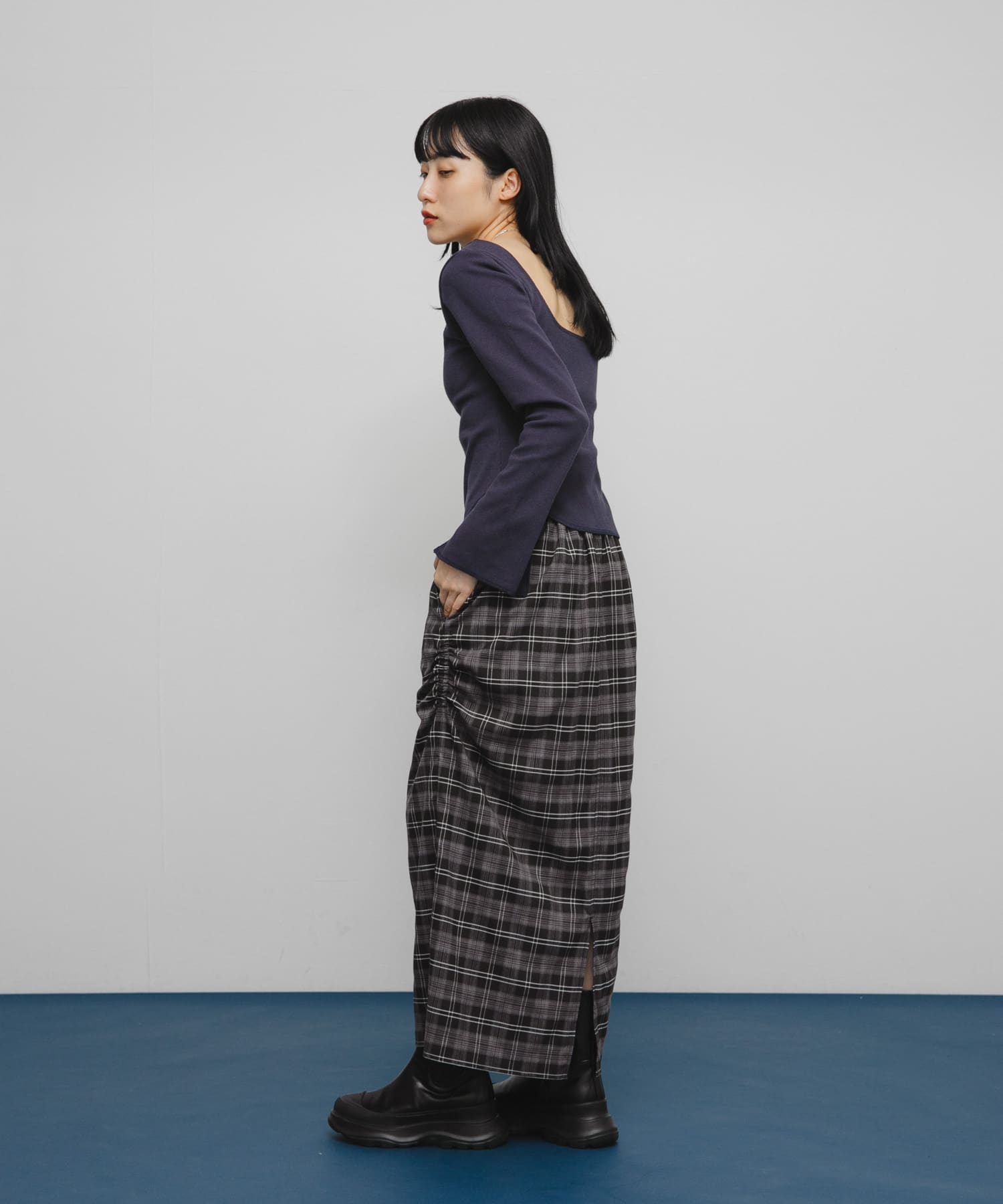 身長：160cm サイズ：one