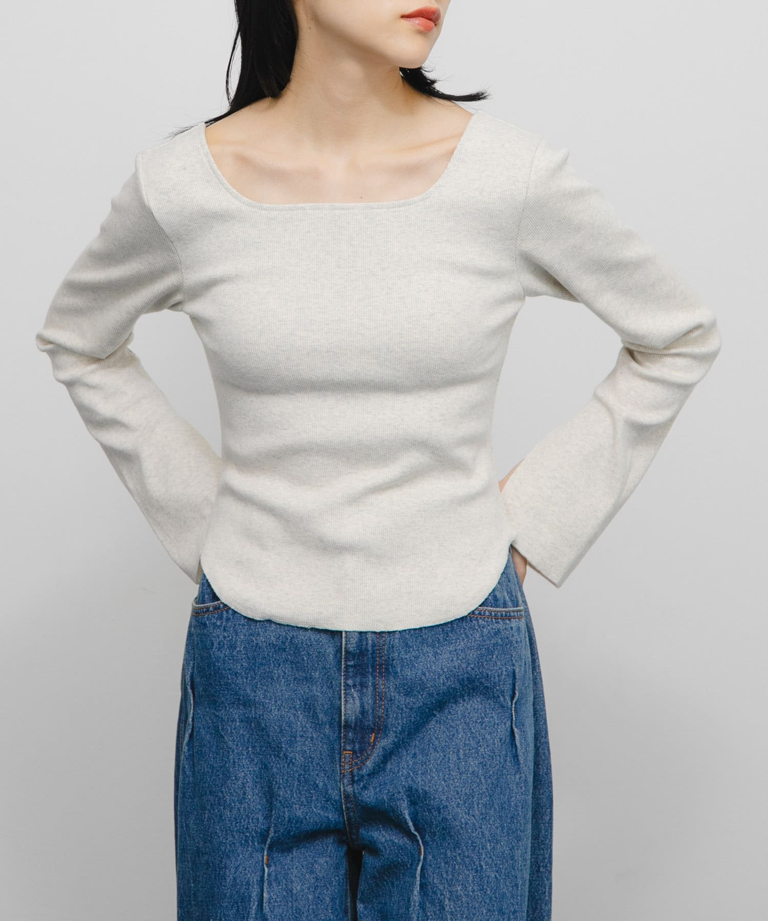 身長：160cm サイズ：one