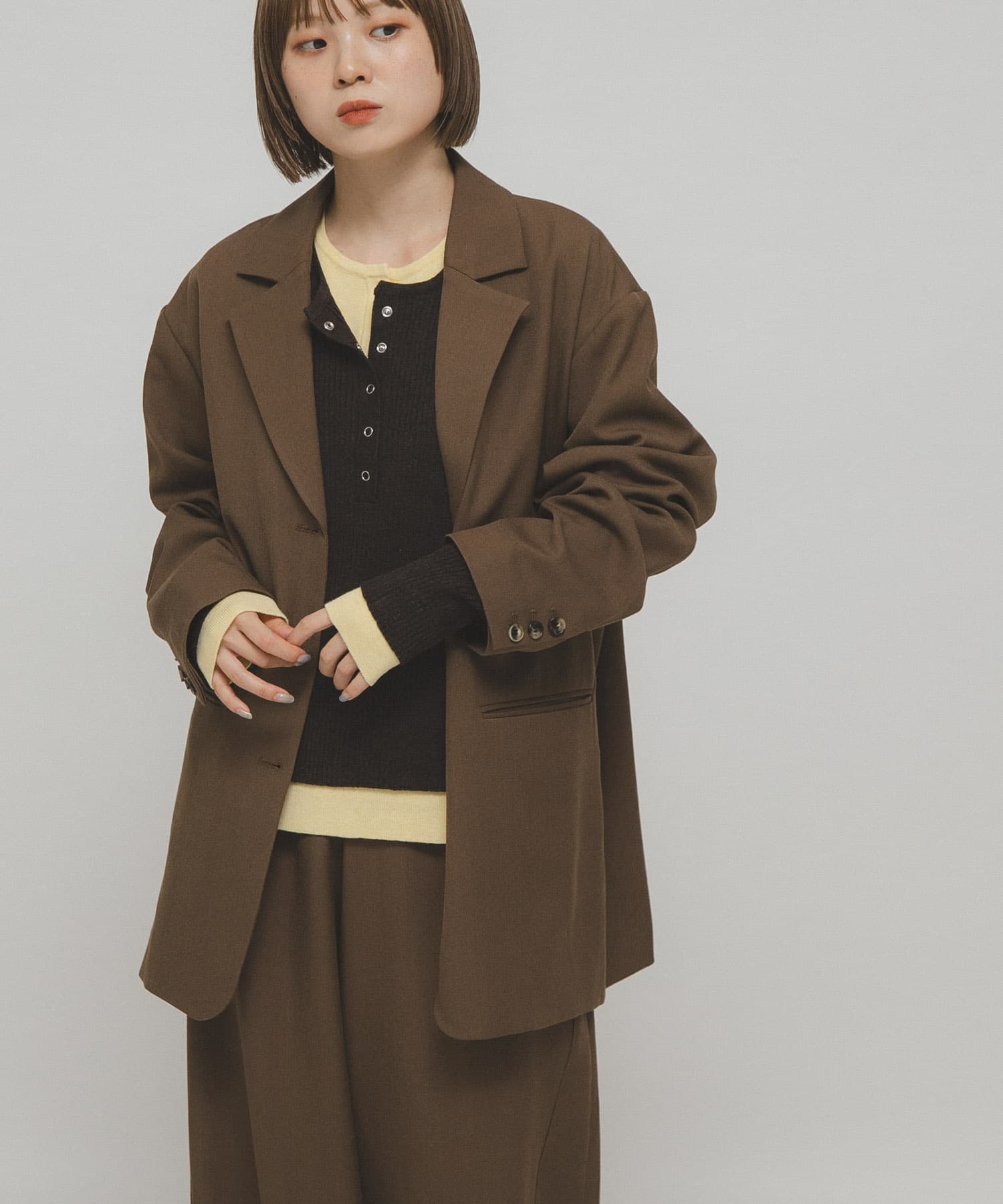 身長：153cm サイズ：one