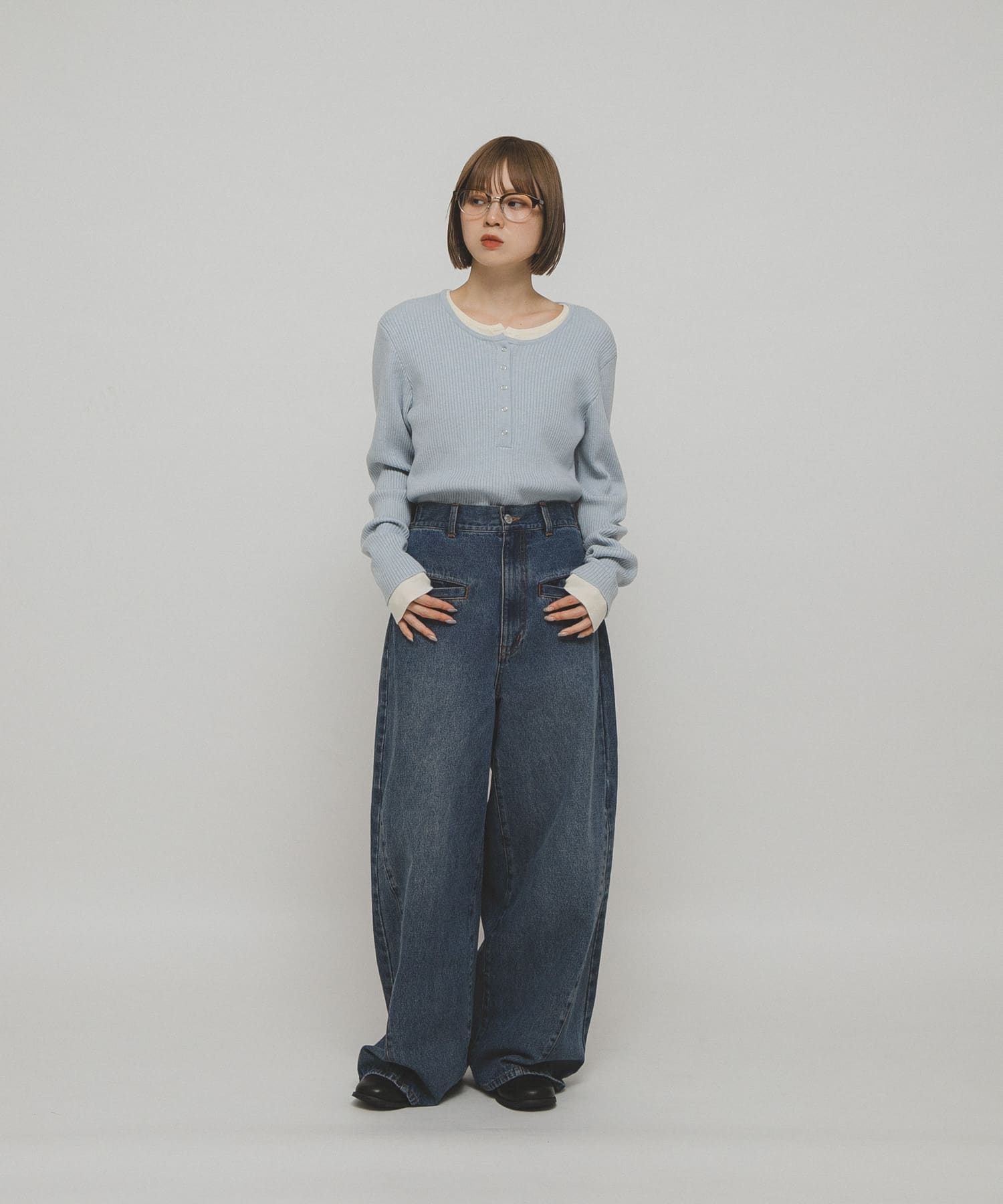 身長：153cm サイズ：one