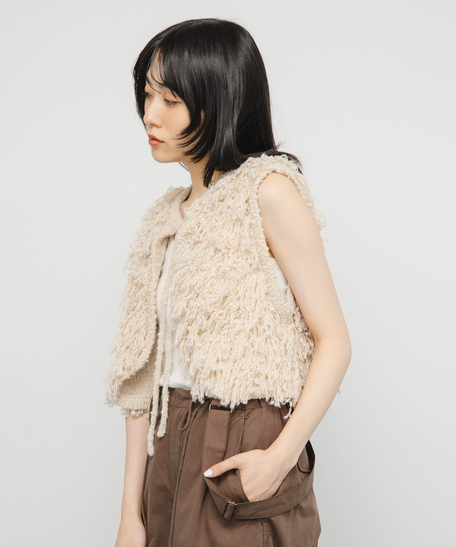 身長：160cm サイズ：one