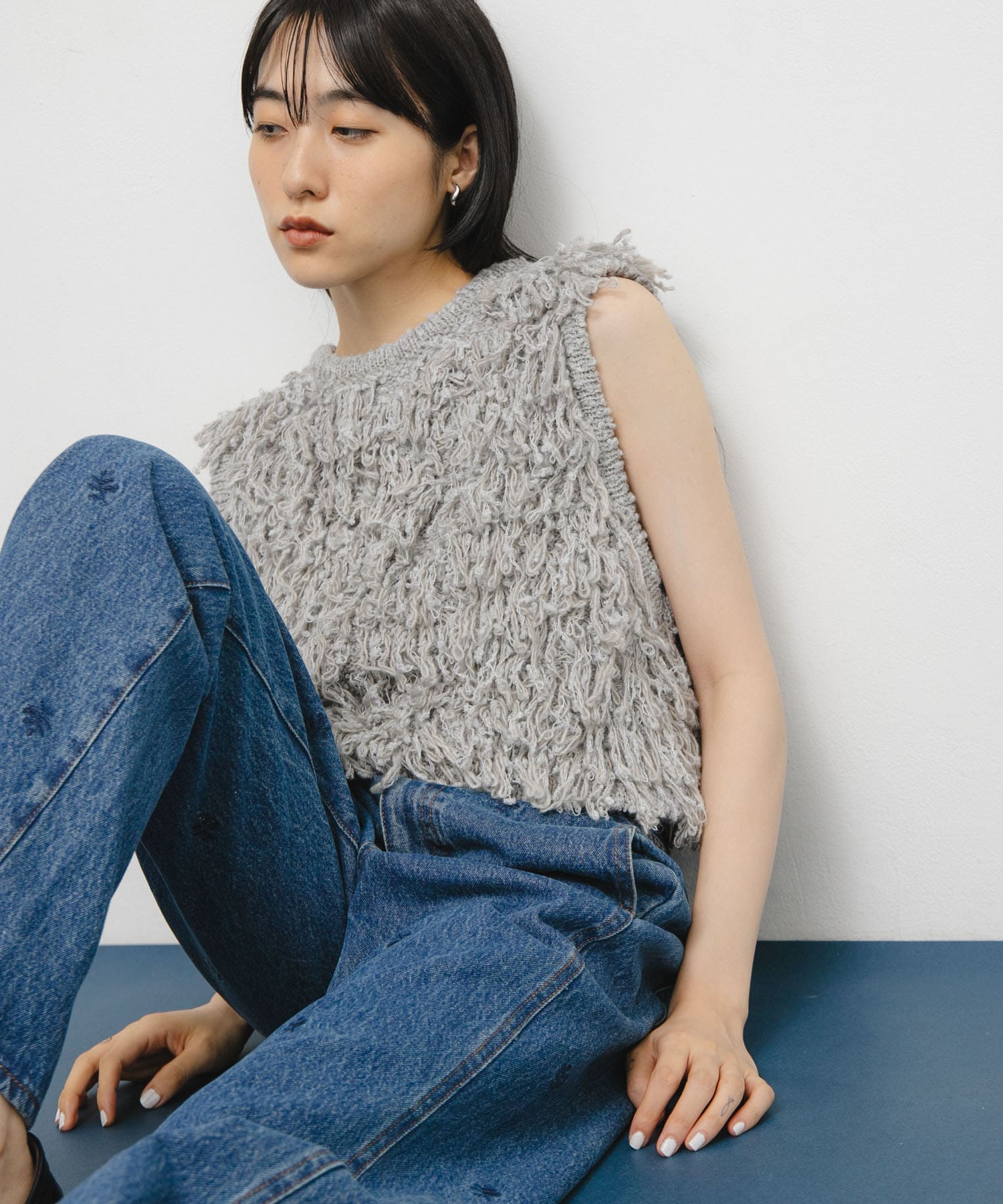 身長：160cm サイズ：one