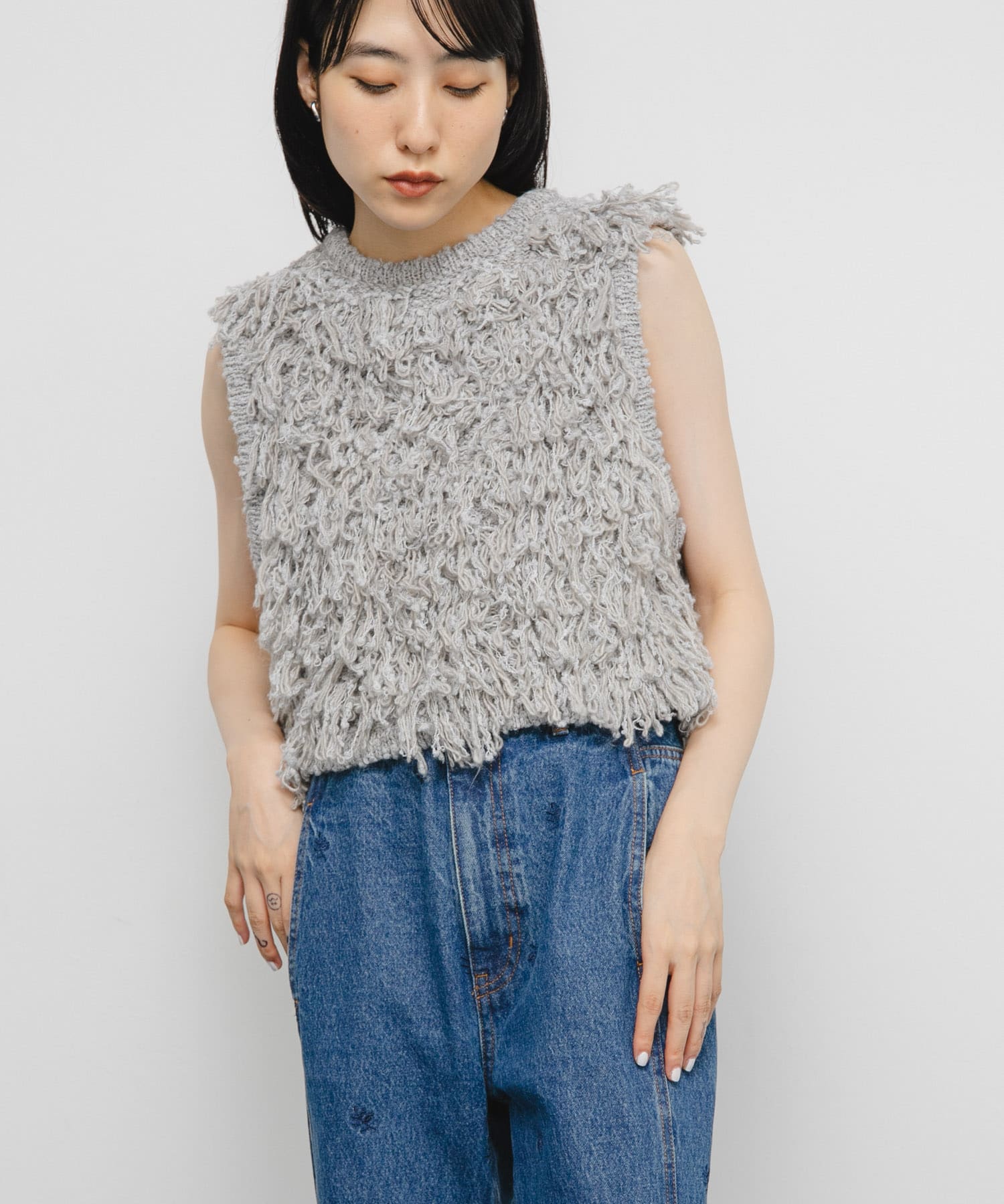 身長：160cm サイズ：one