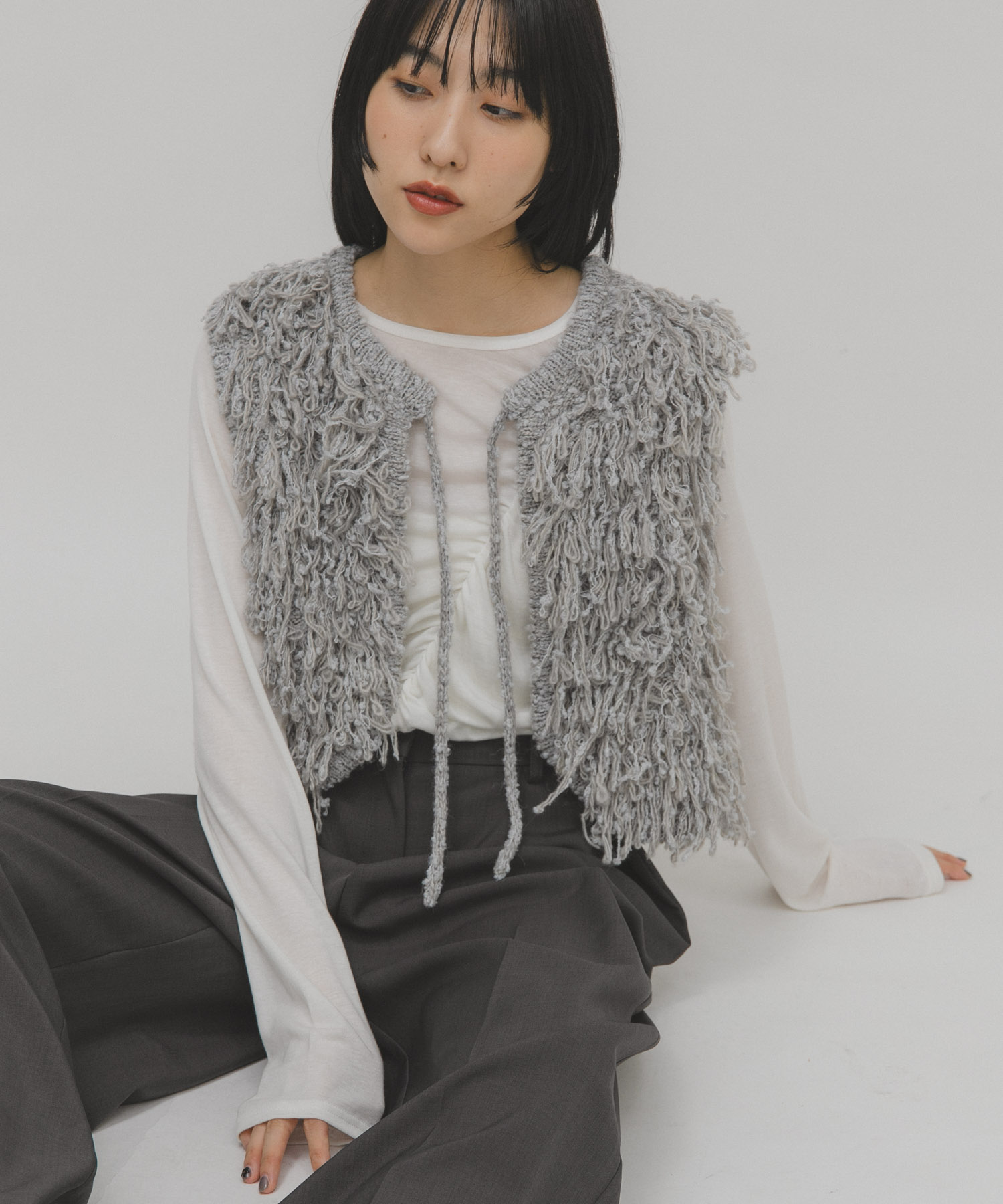 身長：160cm サイズ：one