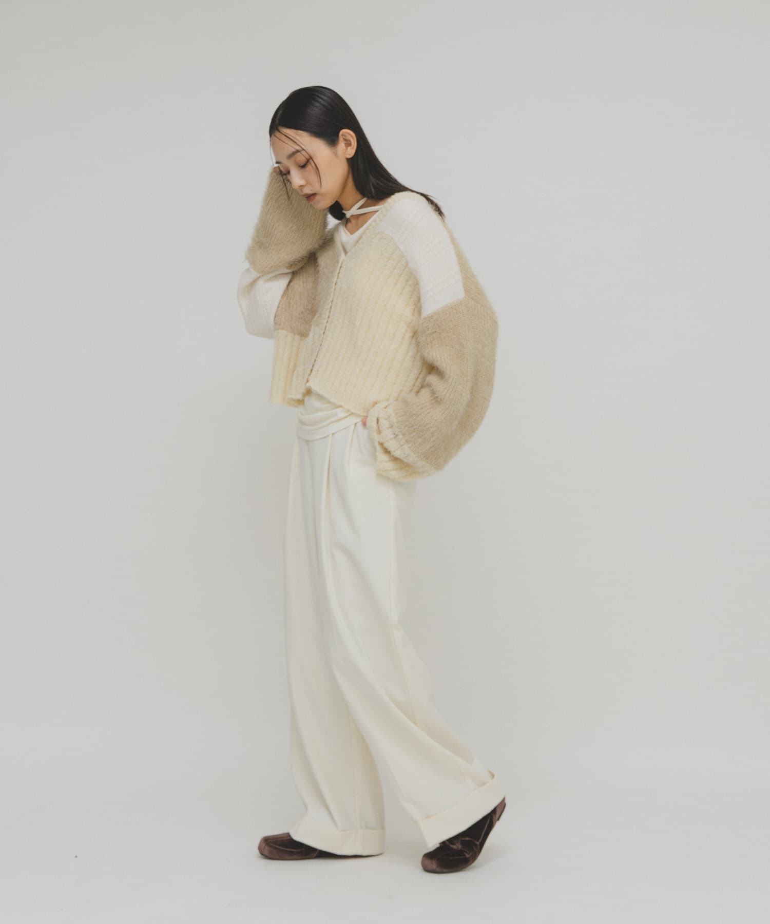 身長：163cm サイズ：one