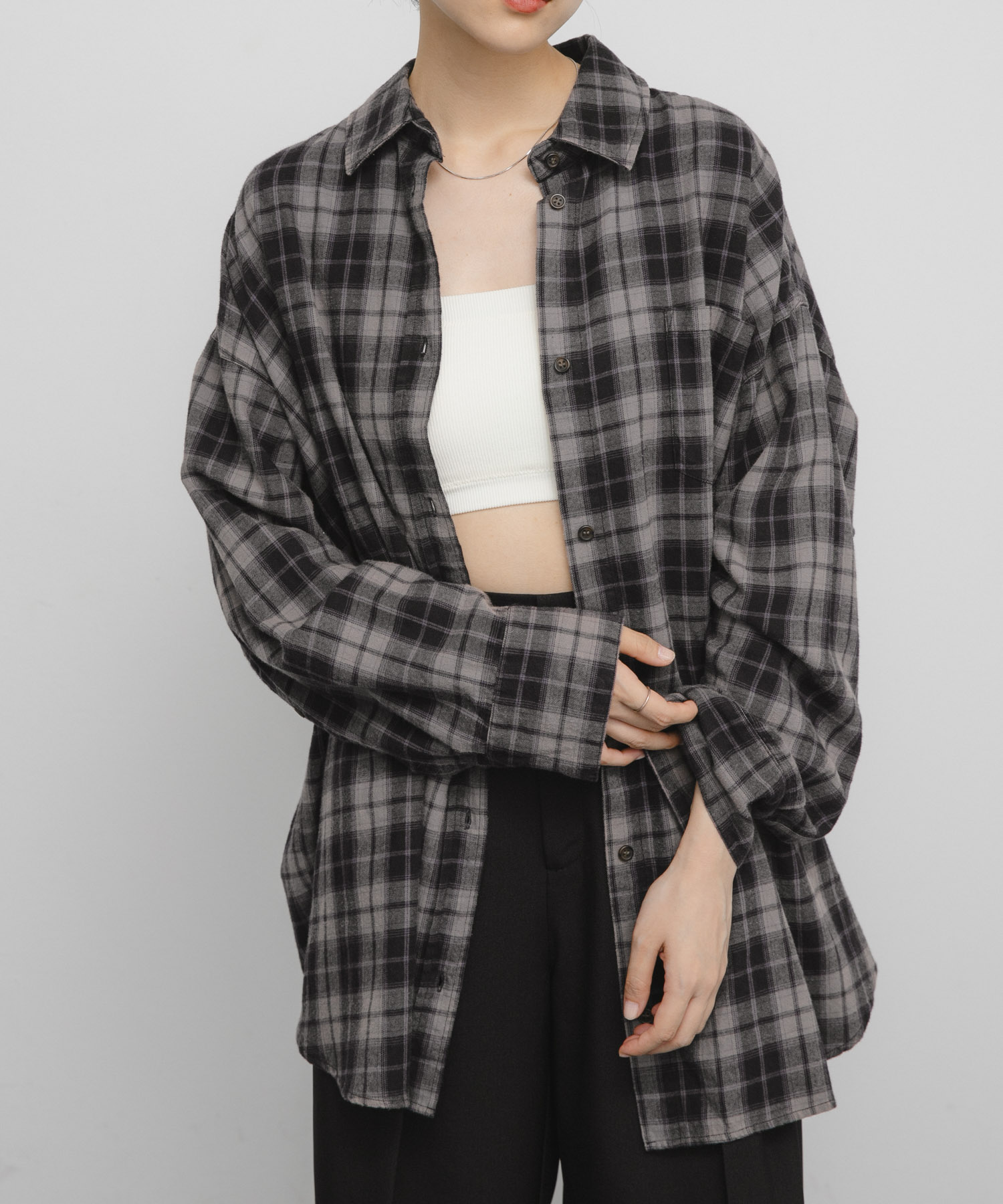 身長：160cm サイズ：one