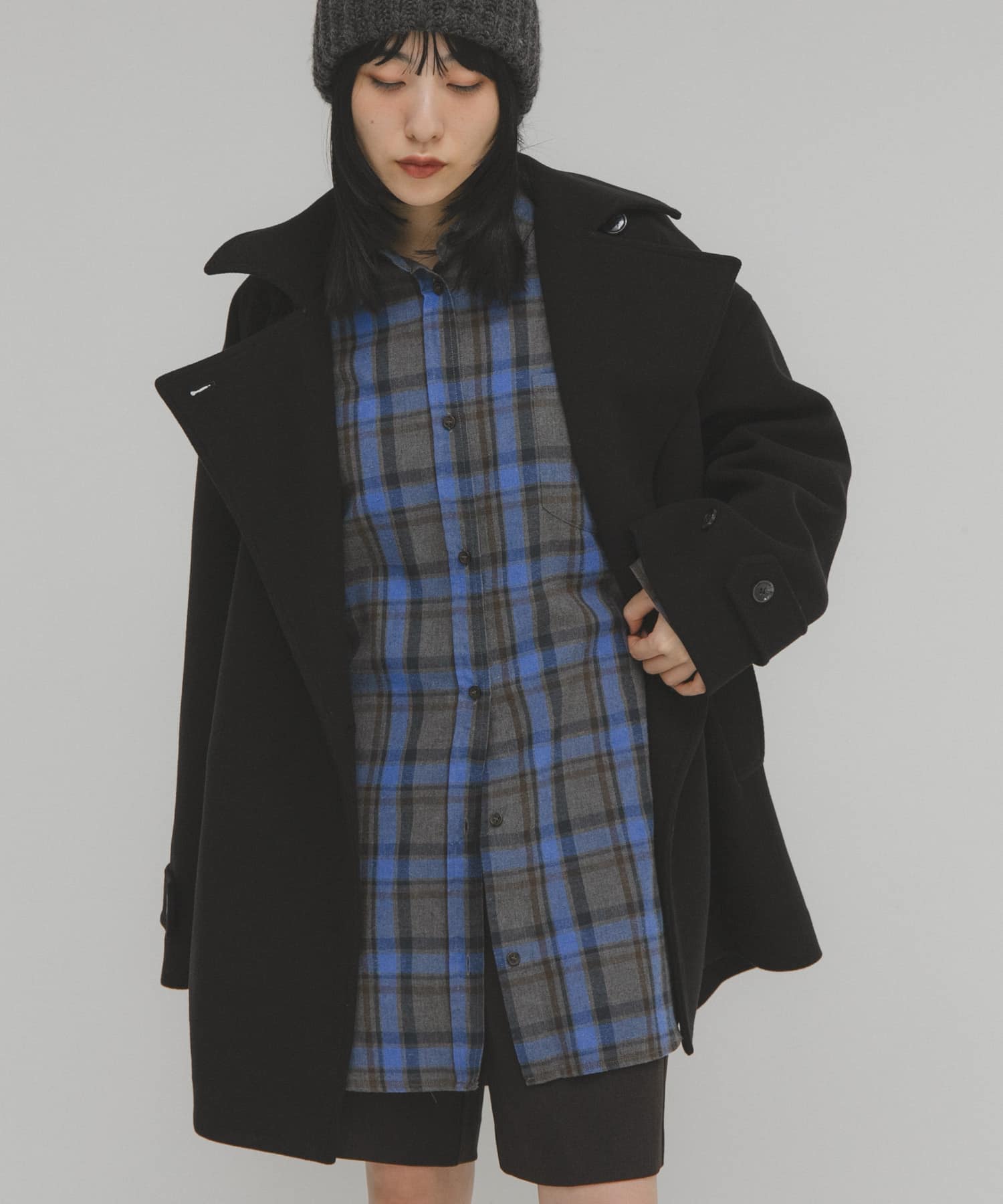 BIGチェックシャツ