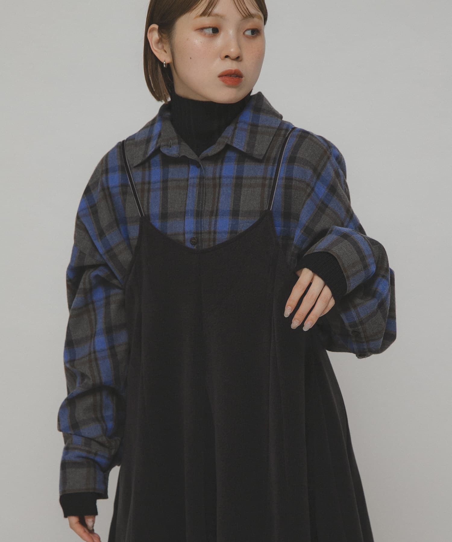 BIGチェックシャツ