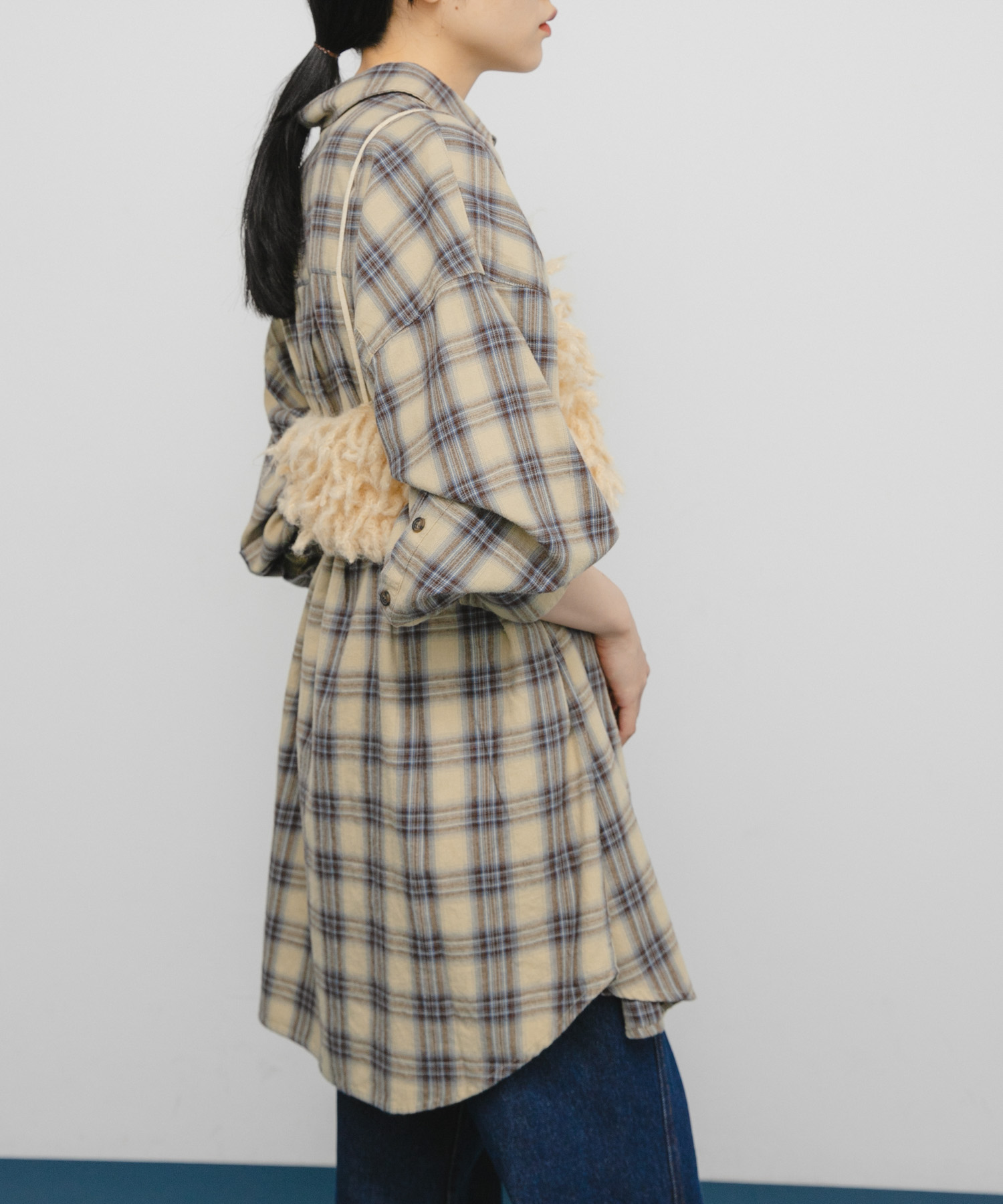身長：160cm サイズ：one
