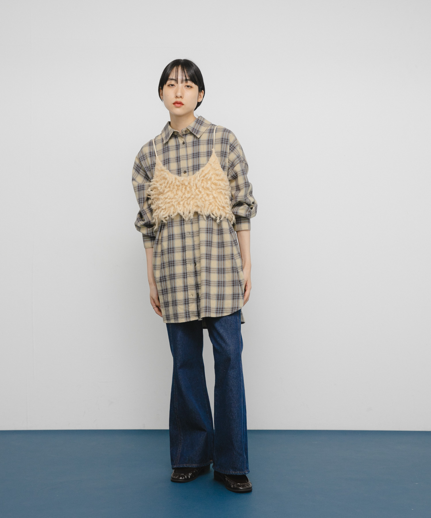 身長：160cm サイズ：one