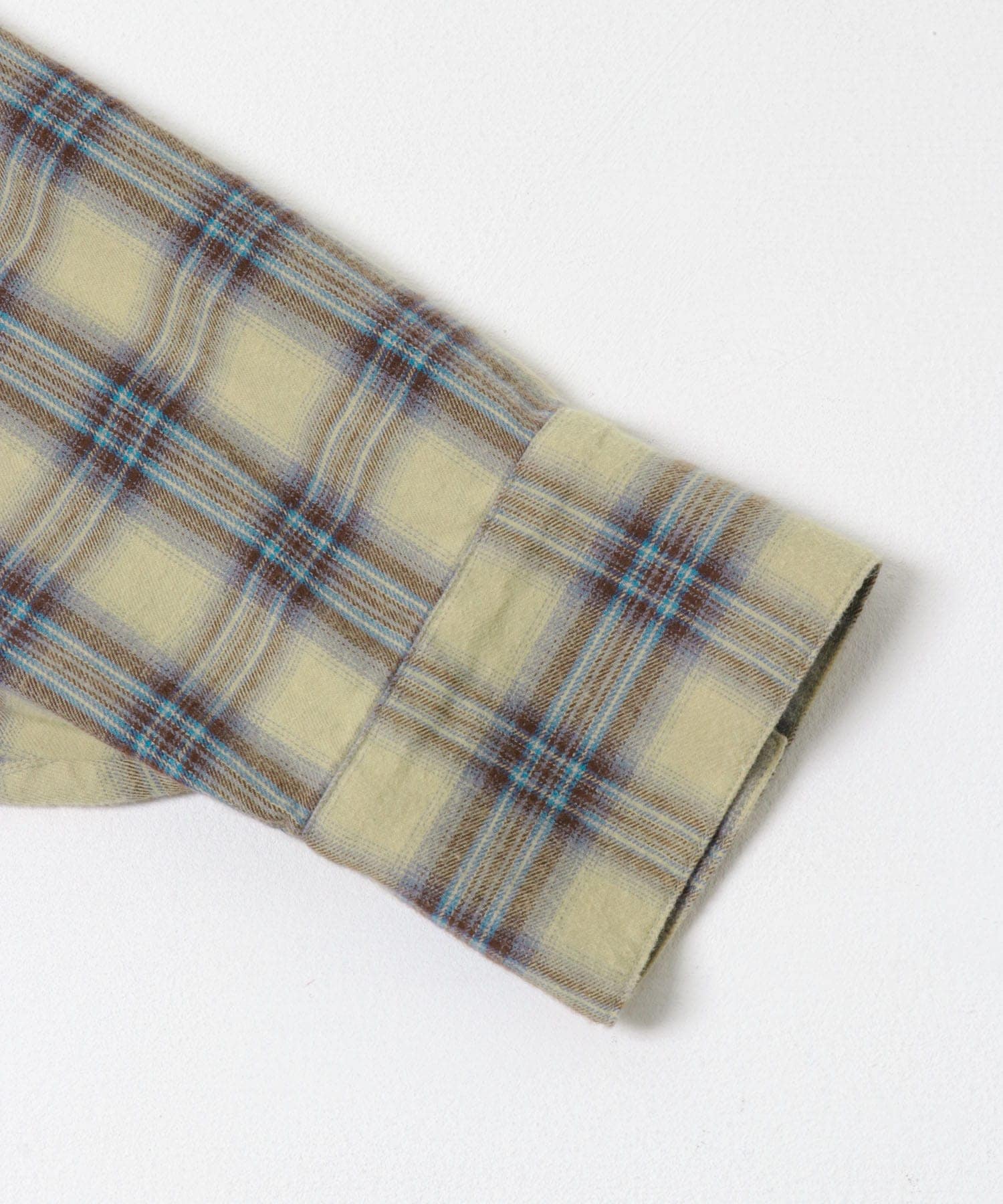 BIGチェックシャツ YELLOW BEG one