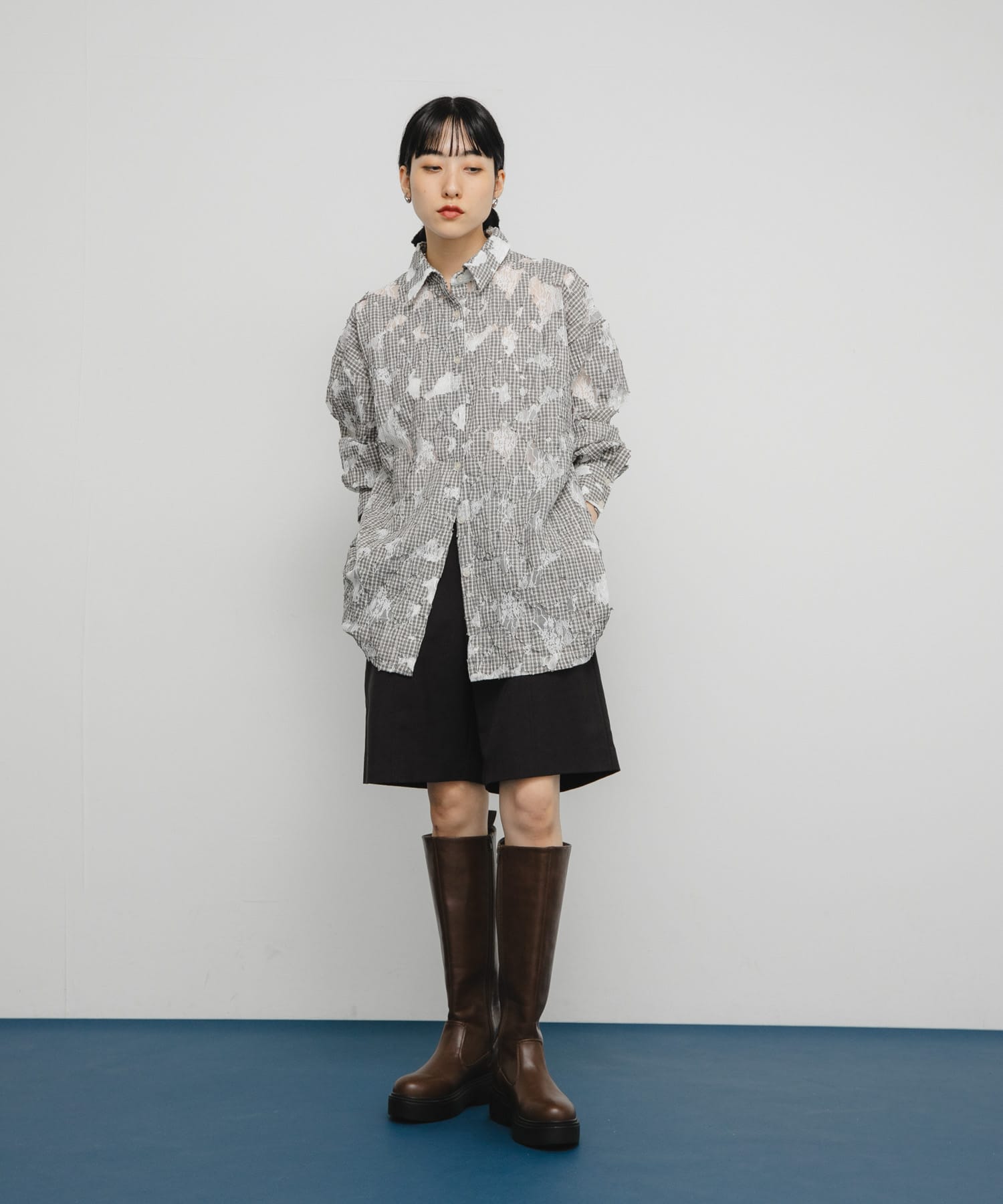 身長：160cm サイズ：one