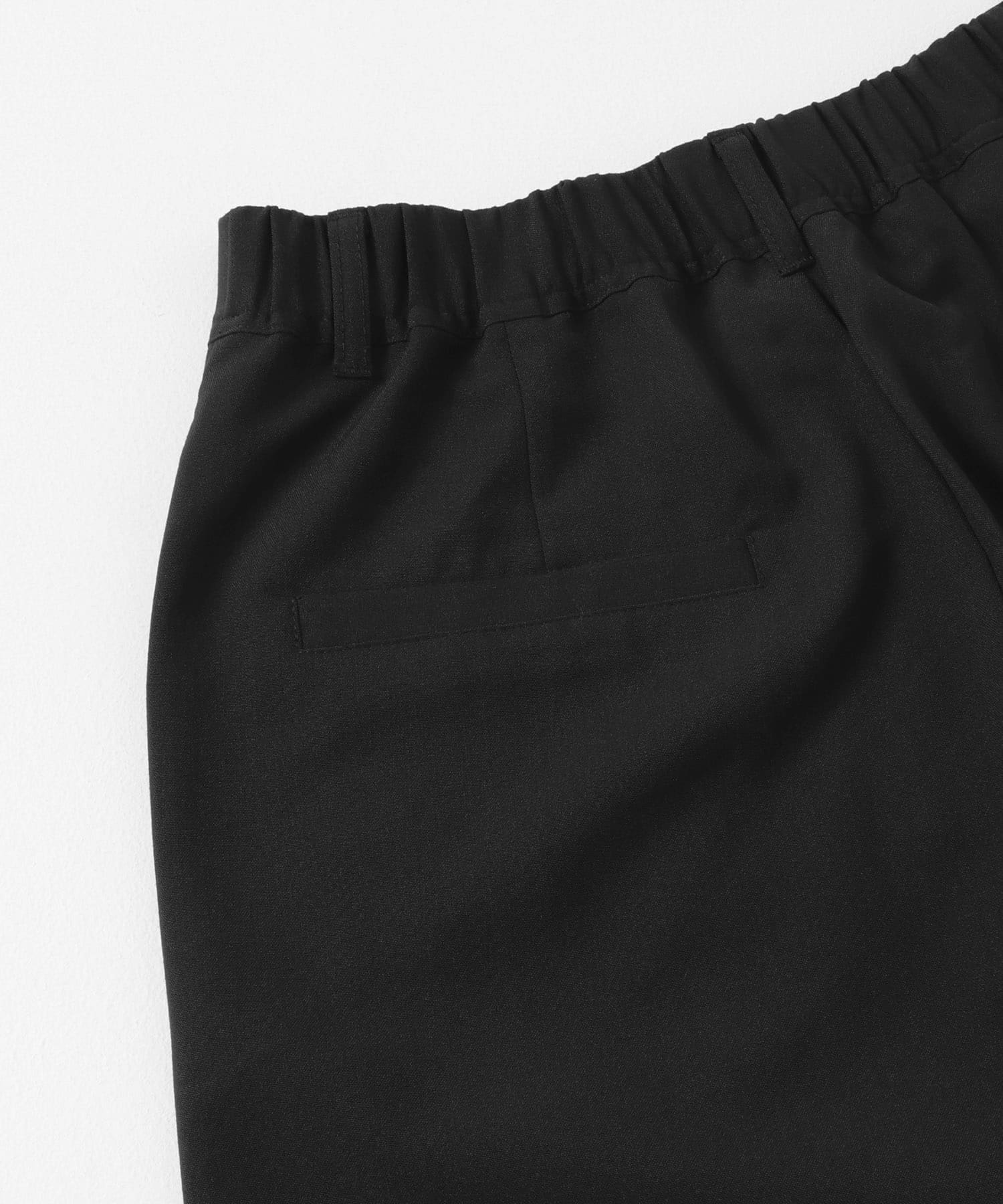 フロントステッチショートパンツ BLACK one