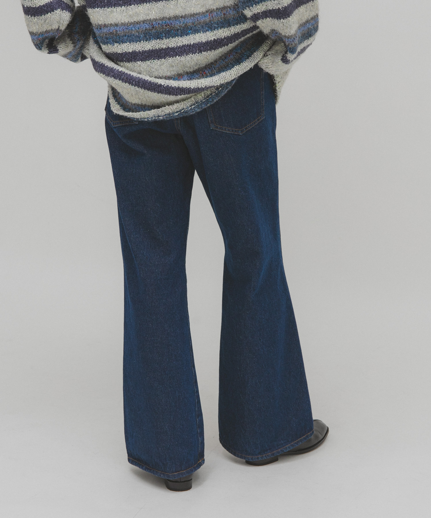 シームポケットフレアデニム