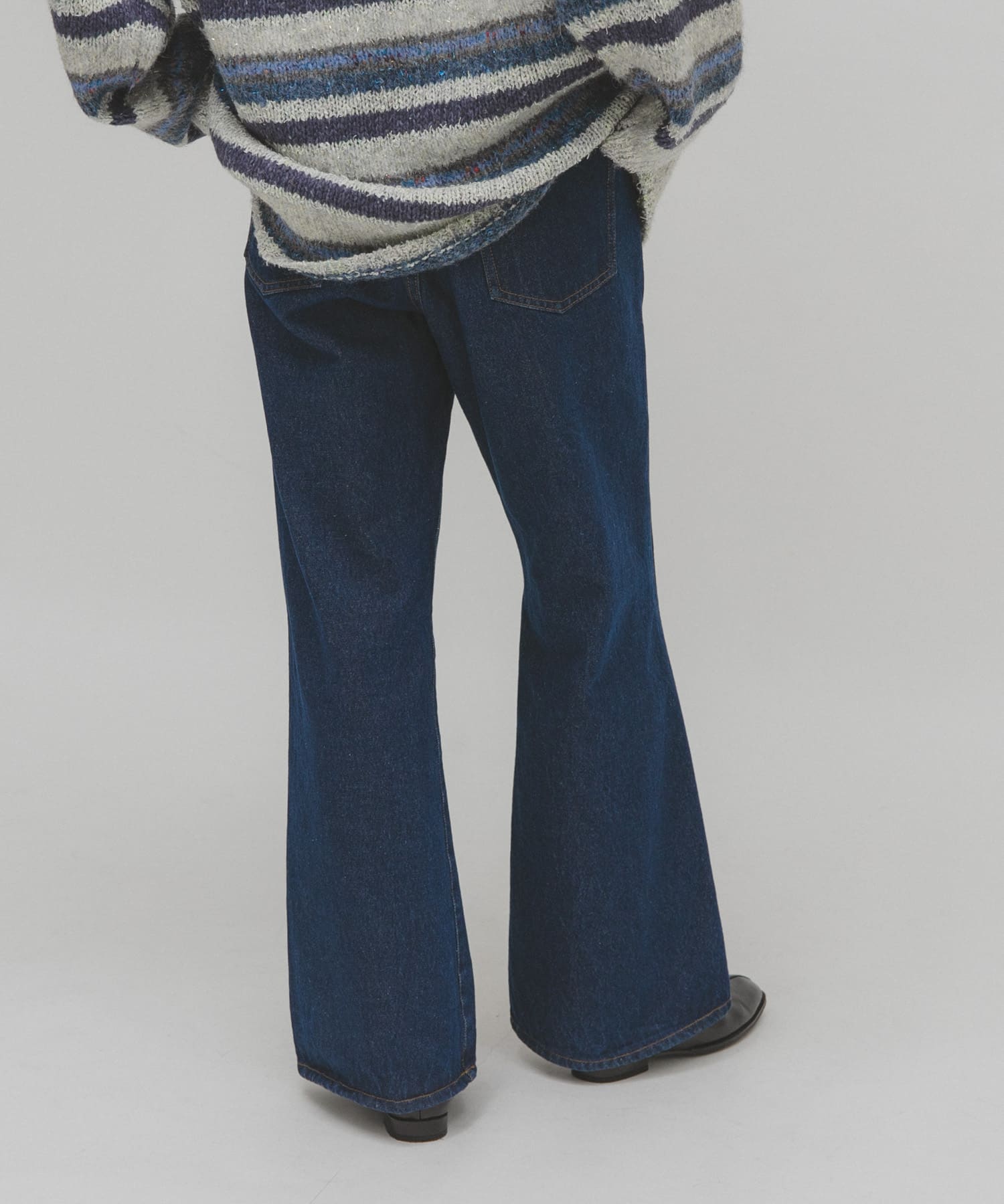 シームポケットフレアデニム