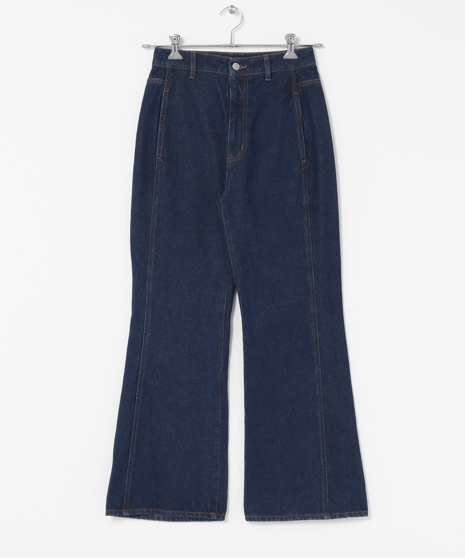 シームポケットフレアデニム BLUE 36