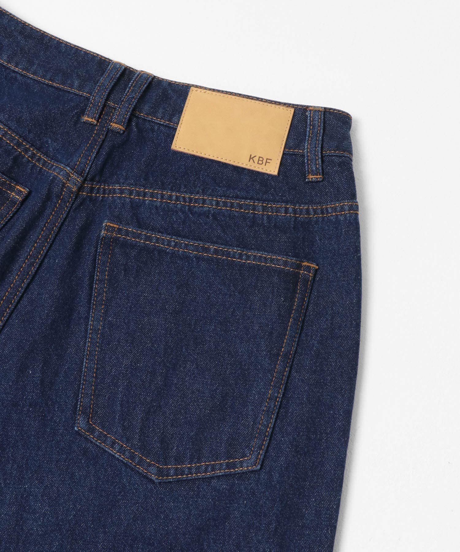 シームポケットフレアデニム BLUE 36