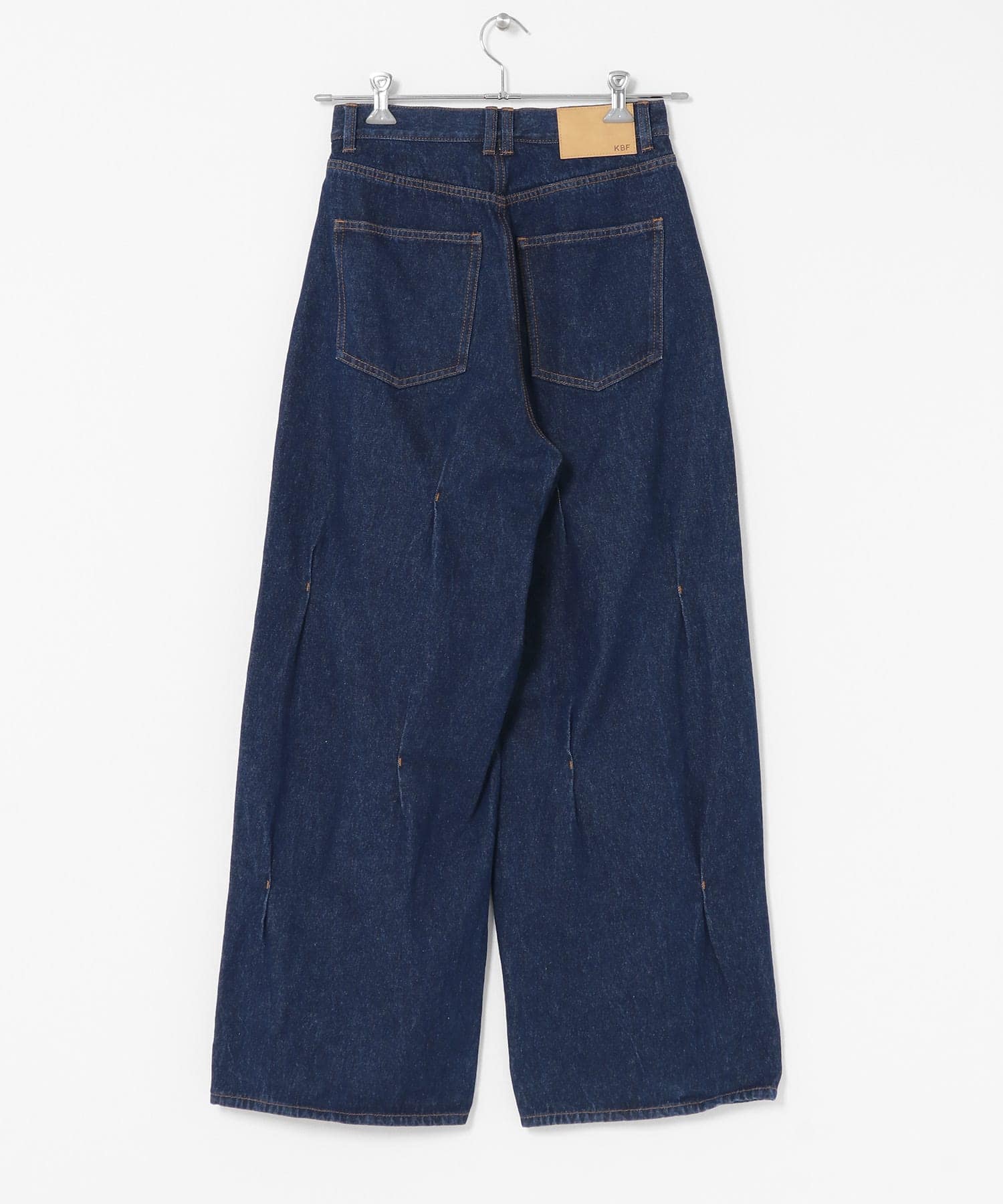 タックWIDEデニム BLUE 36
