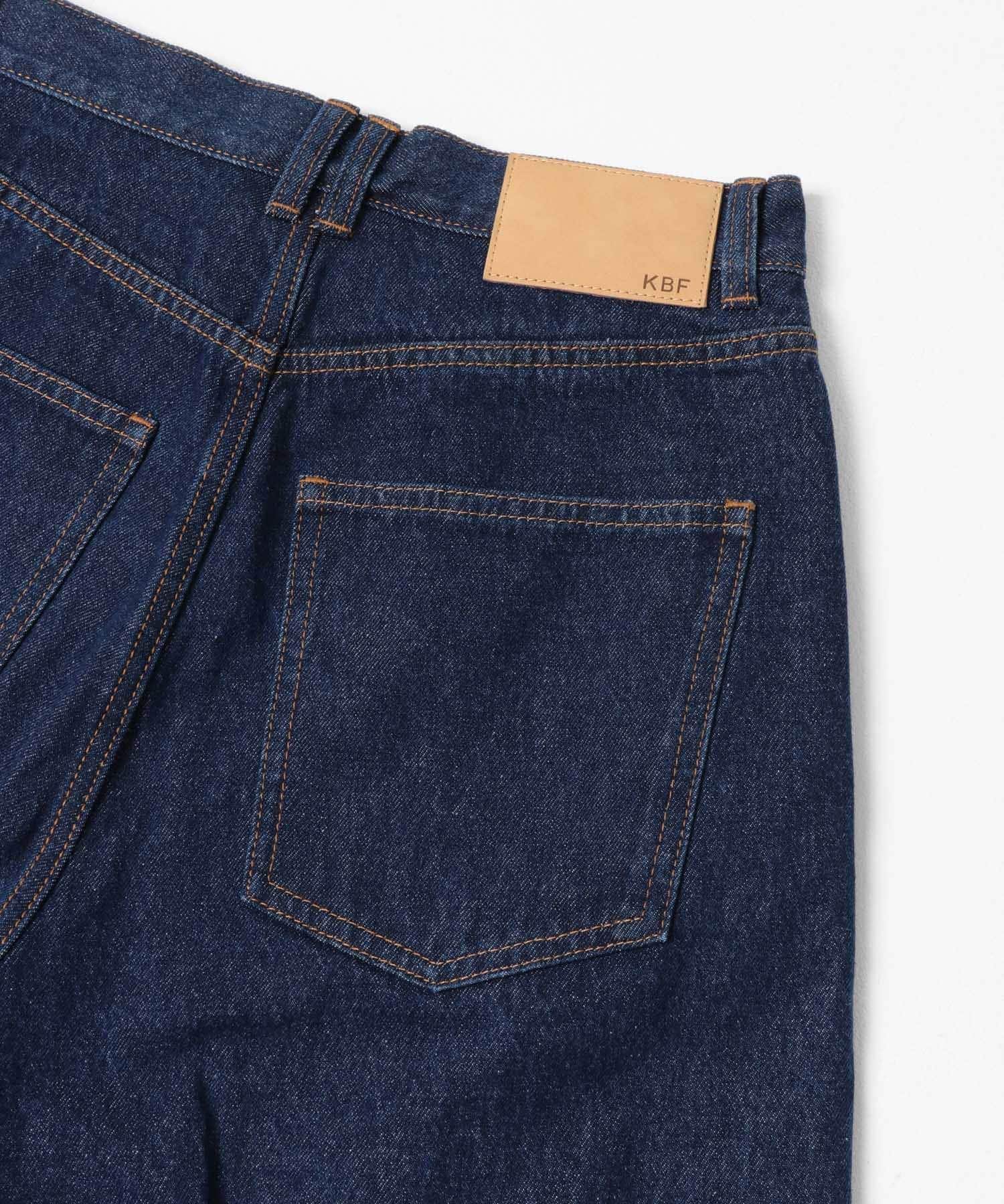 タックWIDEデニム BLUE 36