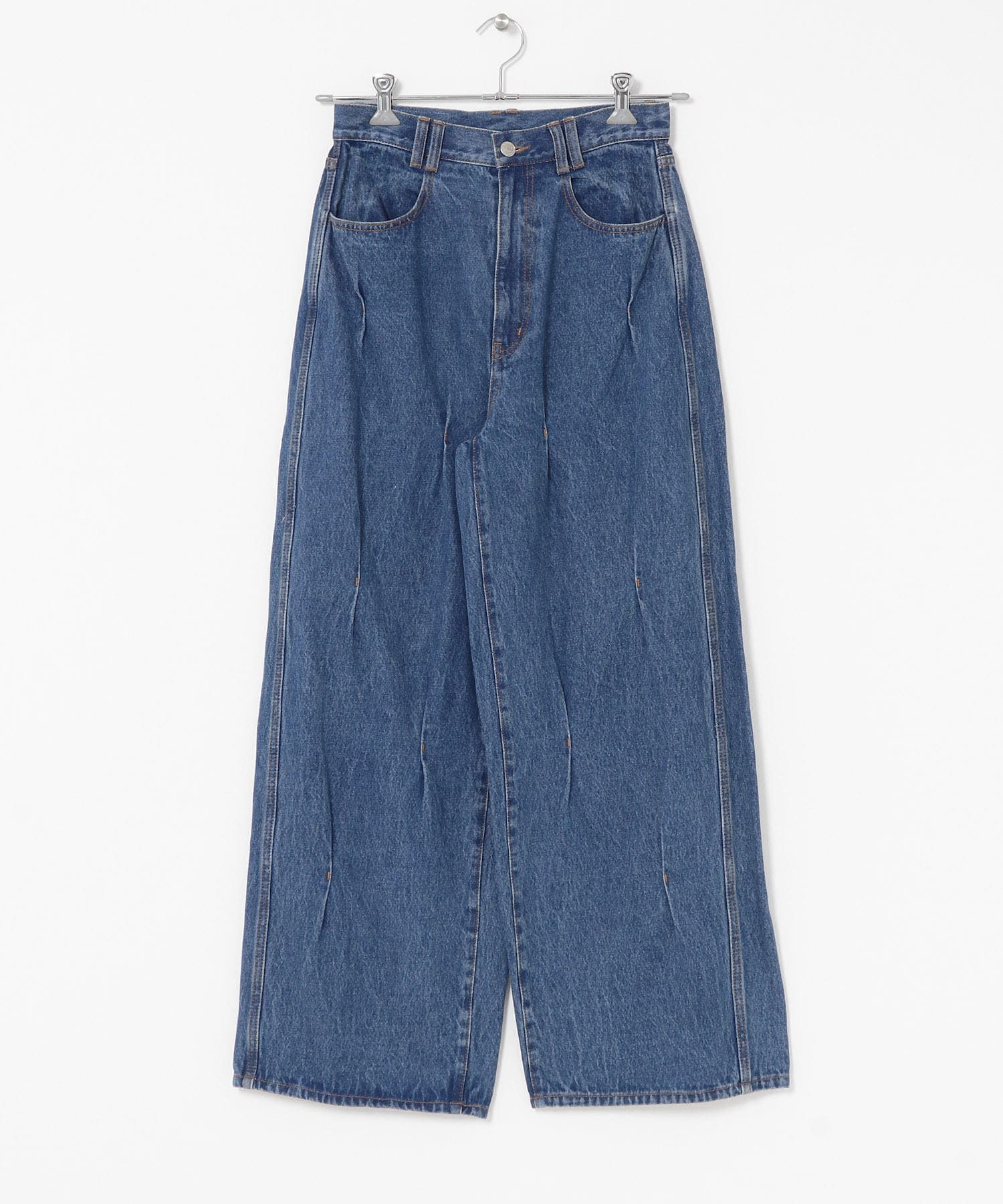 タックWIDEデニム L.BLUE 36