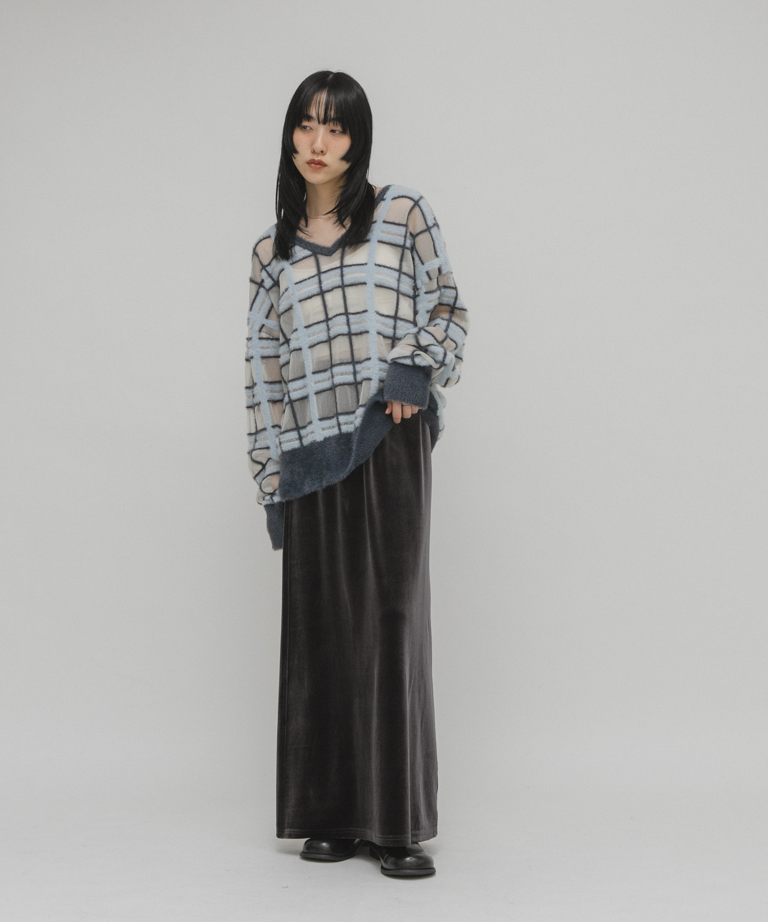 身長：160cm サイズ：one