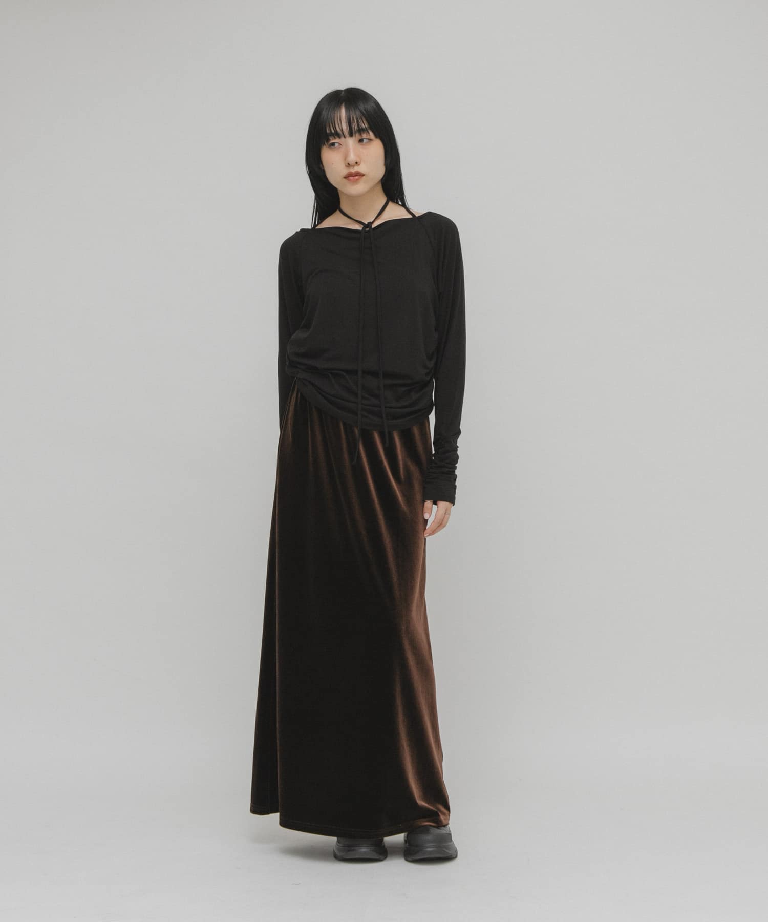 身長：160cm サイズ：one