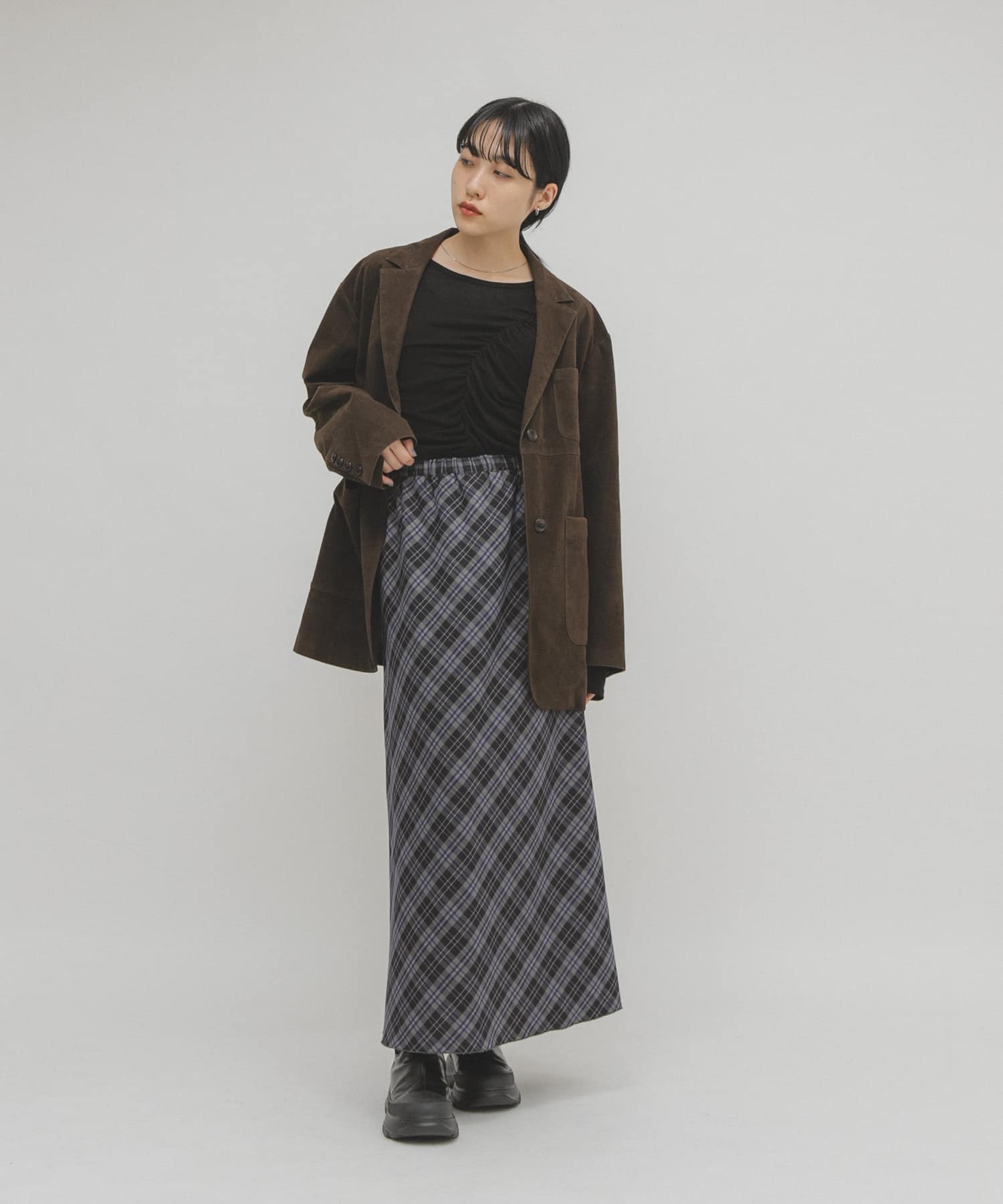 身長：160cm サイズ：one