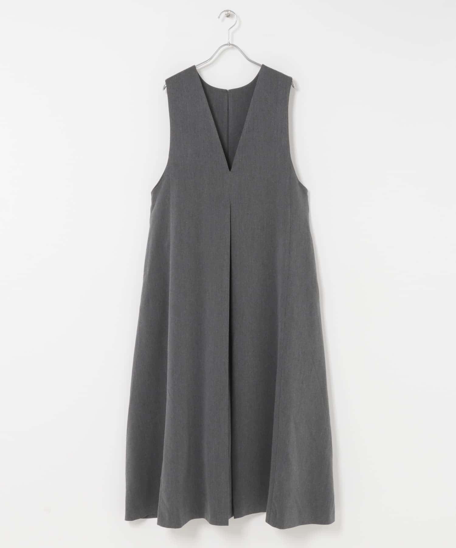 『一部WEB限定カラー』2WAYフレアジャンパースカート CHARCOAL 36