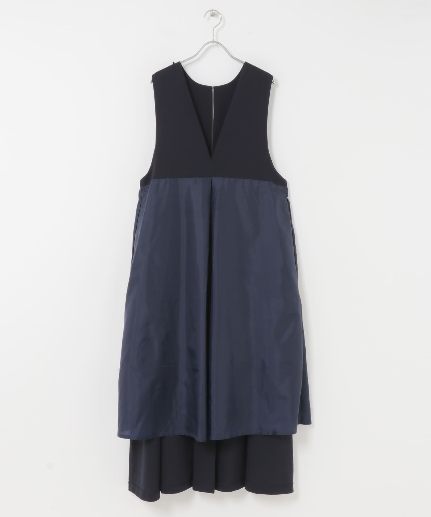 『一部WEB限定カラー』2WAYフレアジャンパースカート NAVY 36