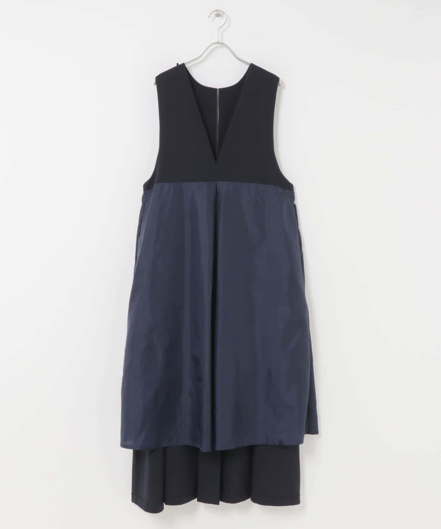 『一部WEB限定カラー』2WAYフレアジャンパースカート NAVY 36