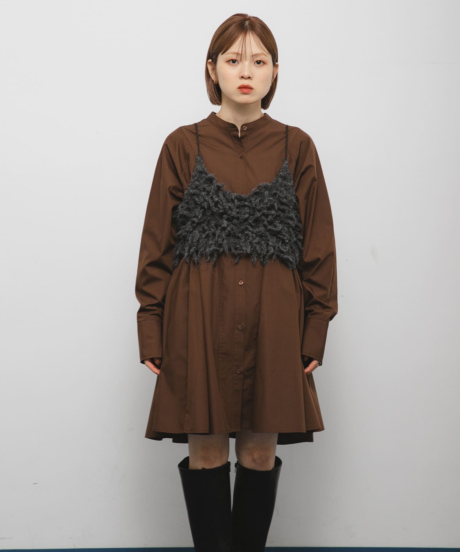 身長：153cm サイズ：one