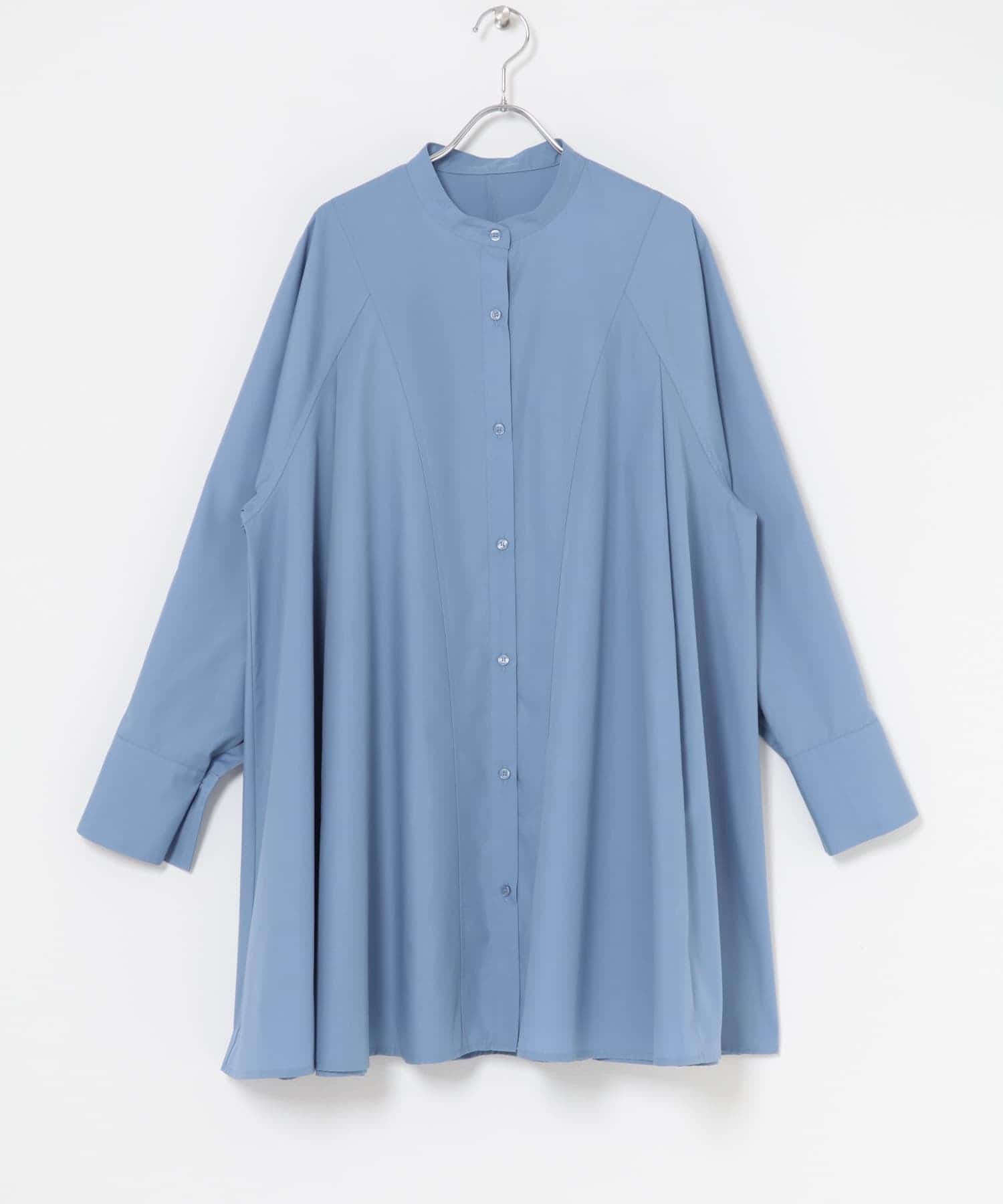 WIDEフレアミニシャツワンピース(one LILAC): ワンピース｜URBAN