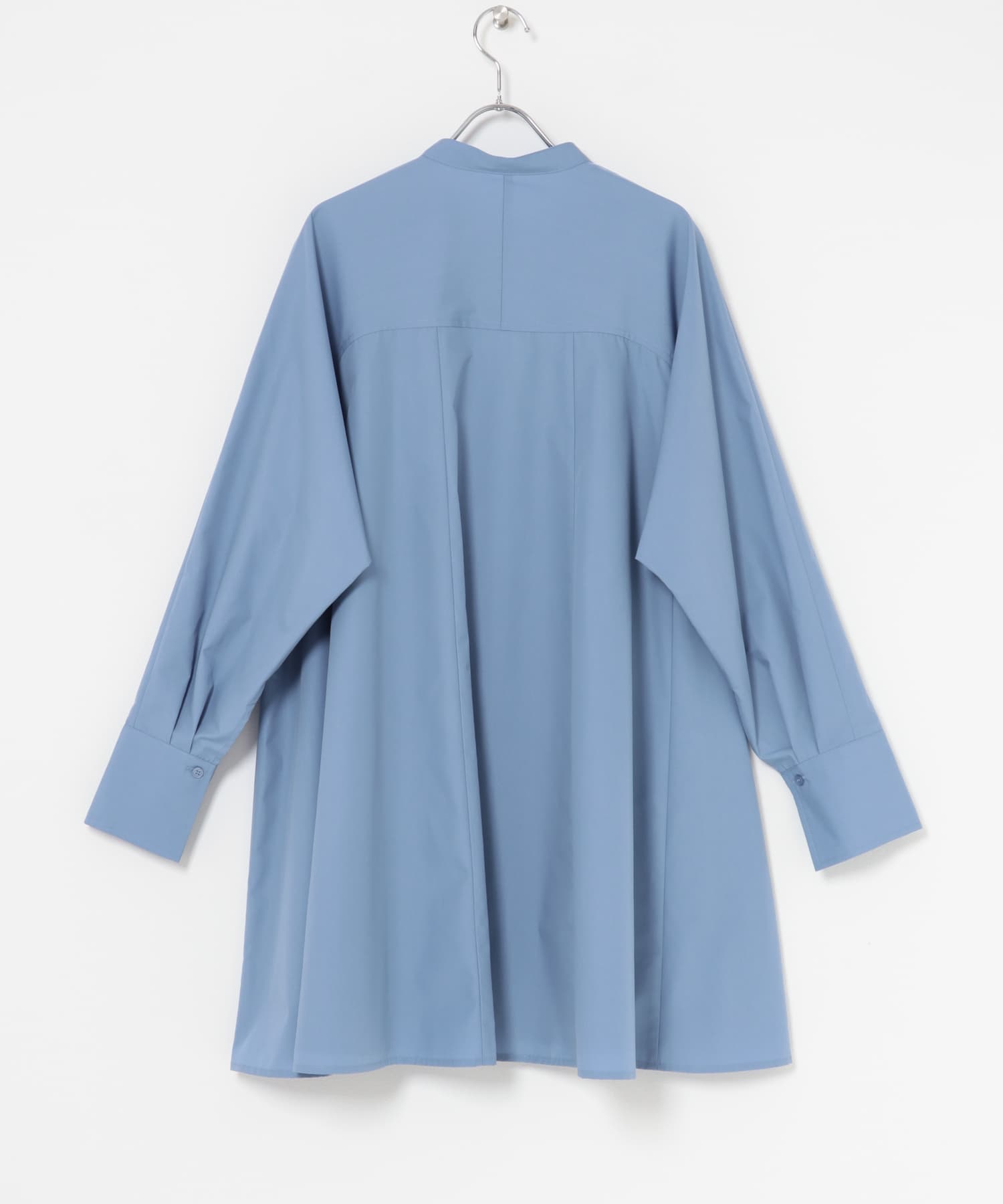 WIDEフレアミニシャツワンピース LILAC one
