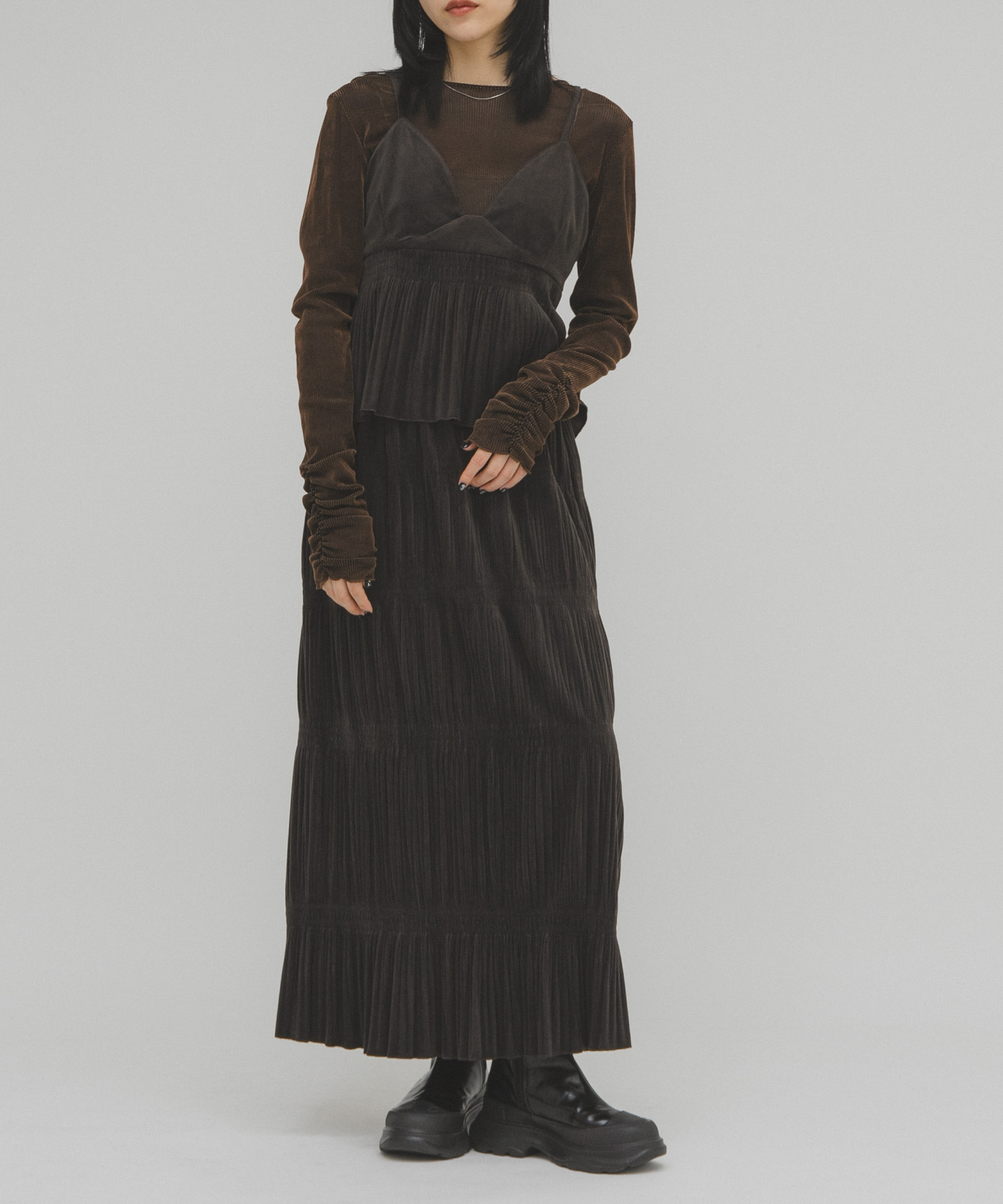 マジョリカプリーツセパレートワンピース