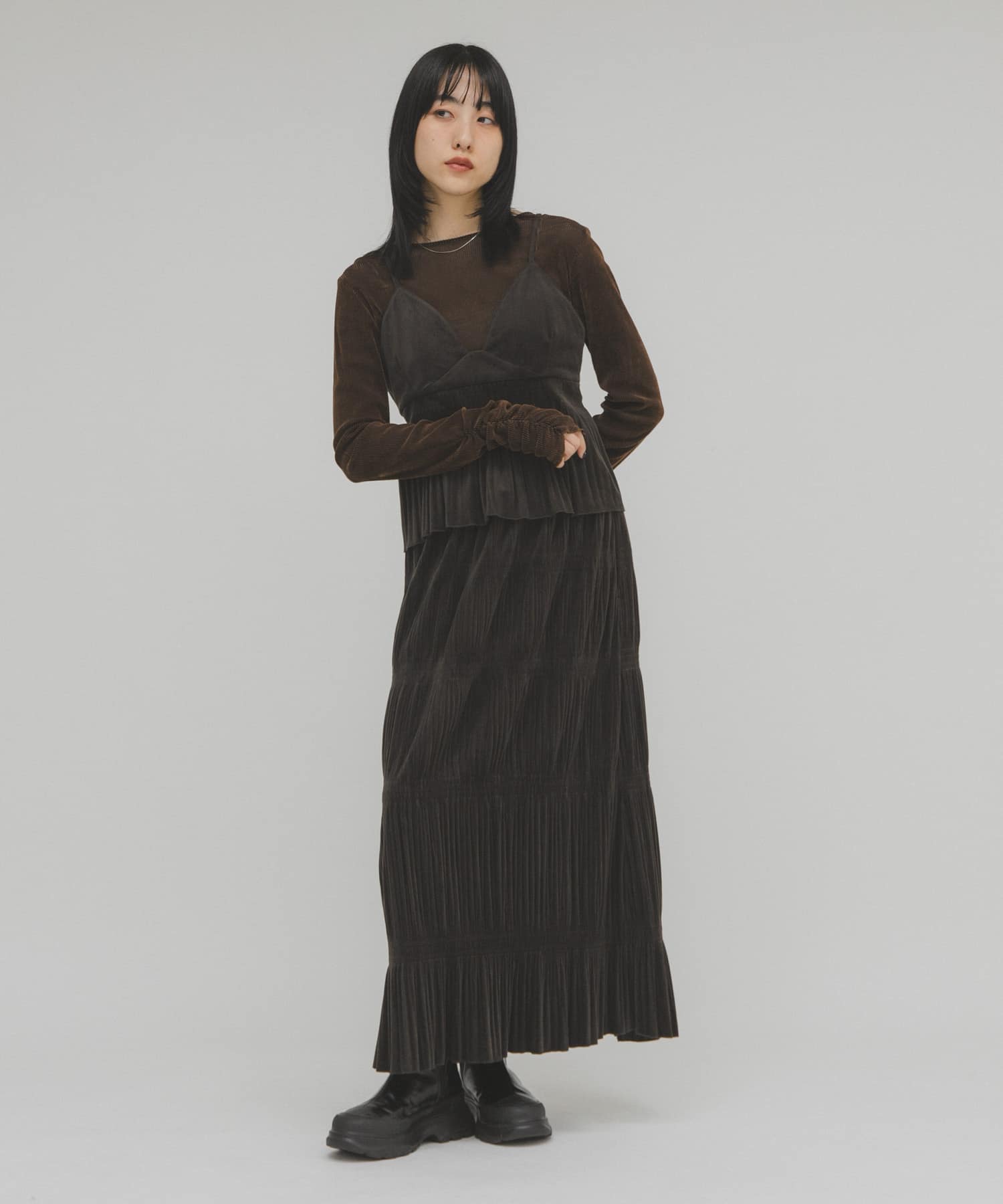 身長：160cm サイズ：one